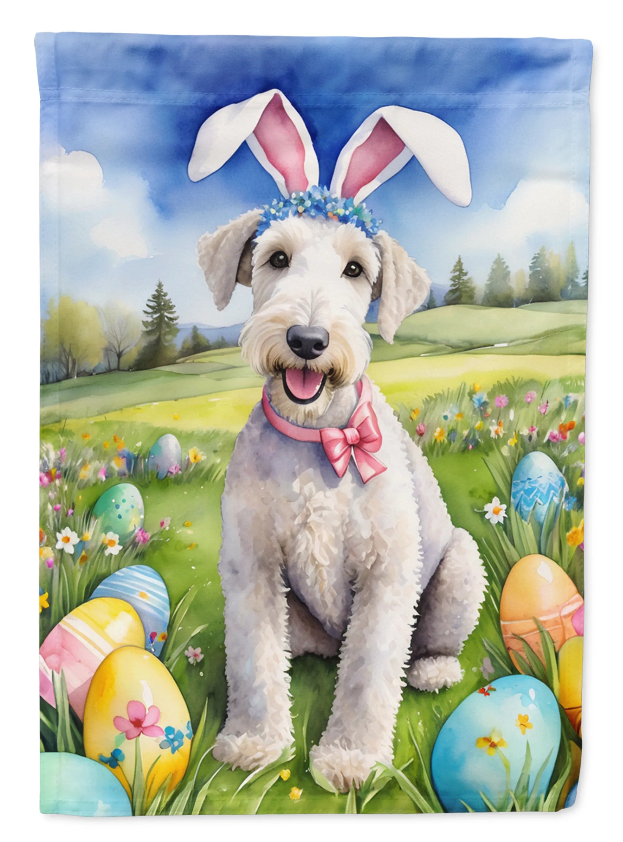 Easter Egg Hunt Decorative Flag - Size: GARDEN SIZE | Pack Of: 1 | Collection name: Easter egg hunt