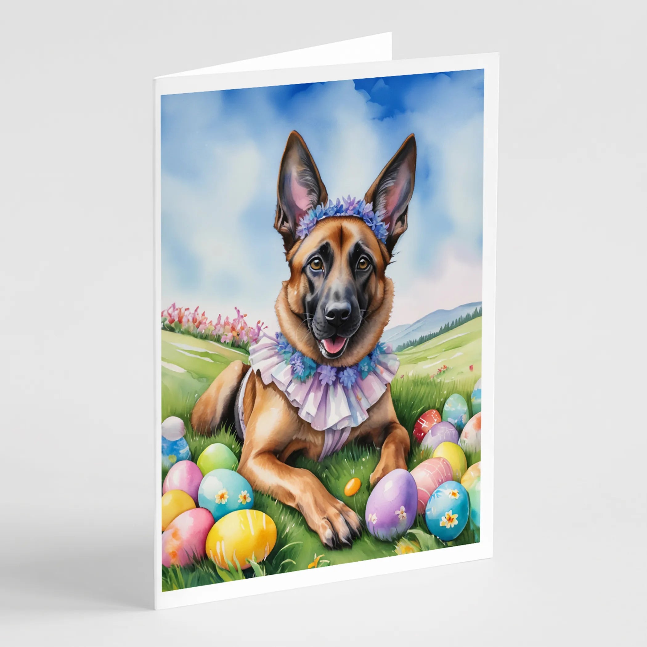 Easter Egg Hunt Greeting Cards  - Size: 5X7 | Pack Of: 8 | Collection name: Easter egg hunt
