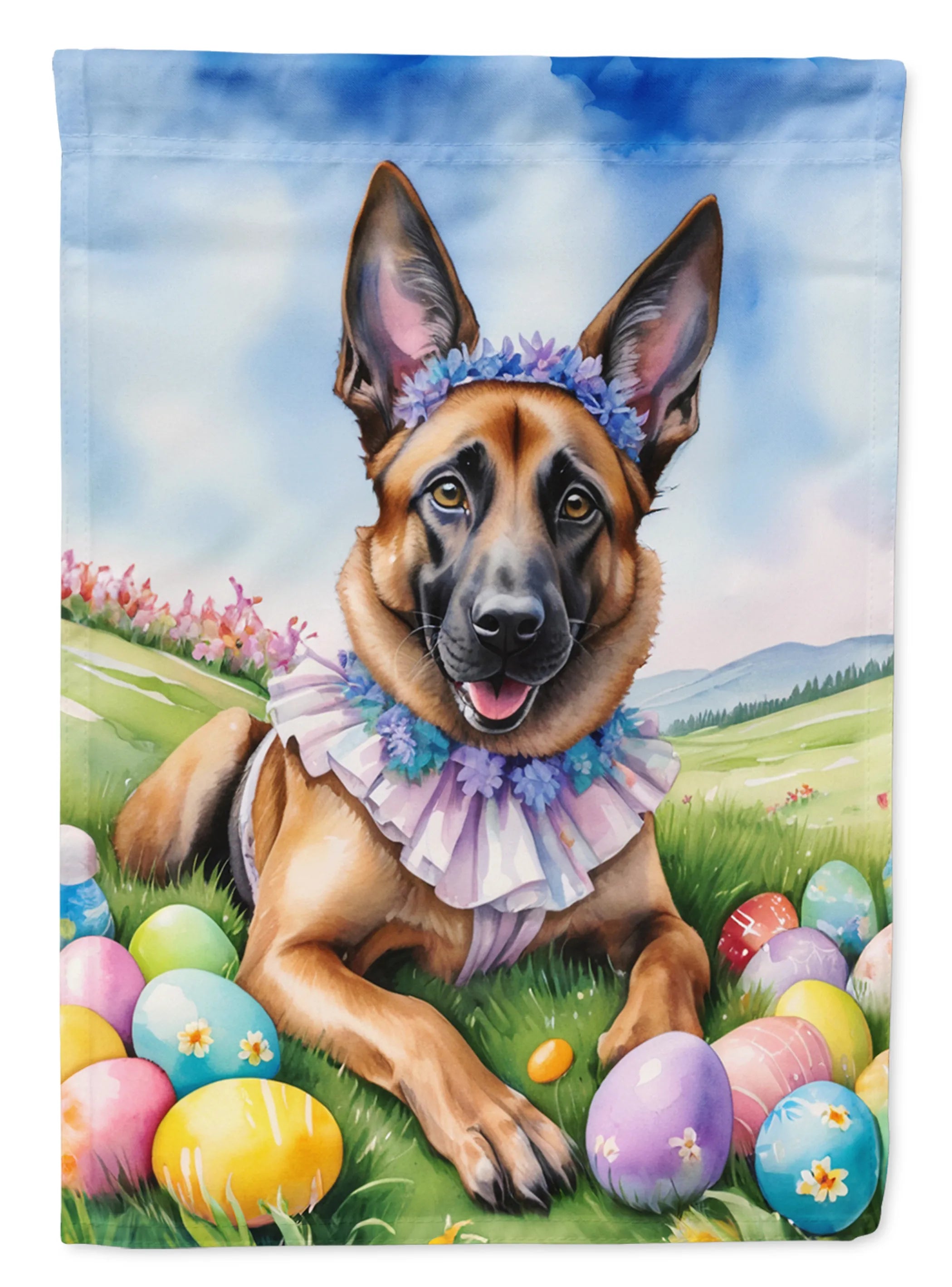 Easter Egg Hunt Decorative Flag - Size: GARDEN SIZE | Pack Of: 1 | Collection name: Easter egg hunt