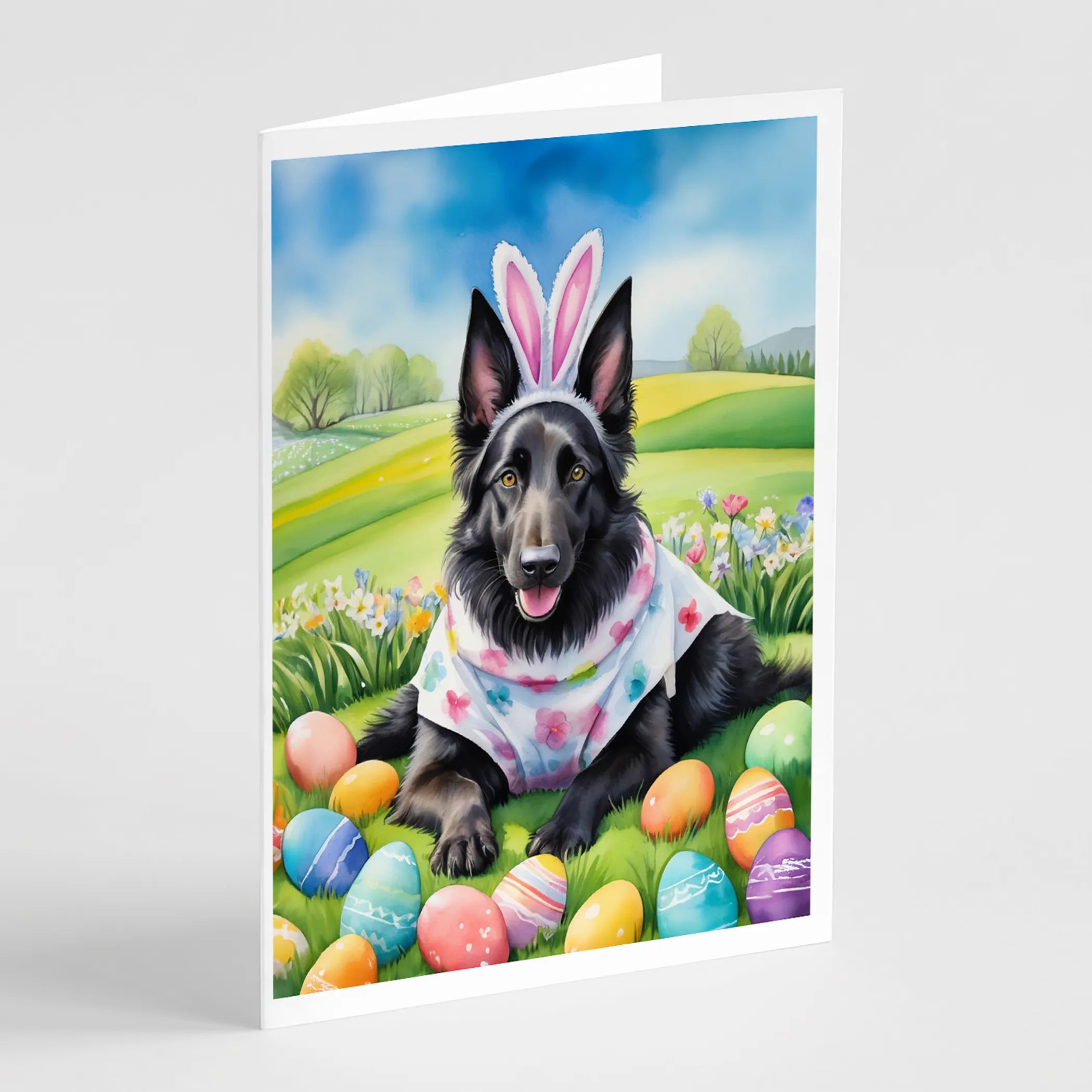 Easter Egg Hunt Greeting Cards  - Size: 5X7 | Pack Of: 8 | Collection name: Easter egg hunt