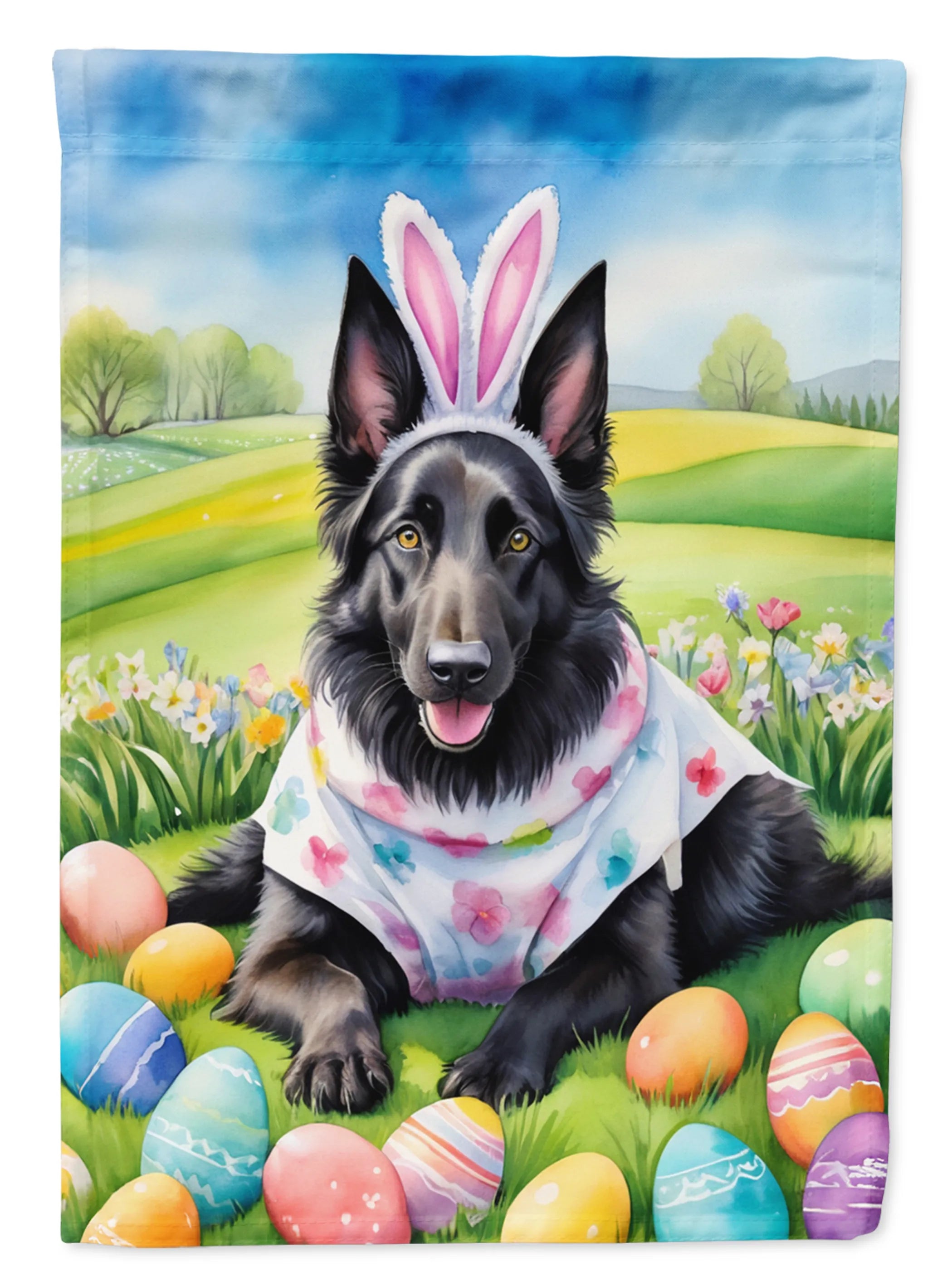 Easter Egg Hunt Decorative Flag - Size: GARDEN SIZE | Pack Of: 1 | Collection name: Easter egg hunt