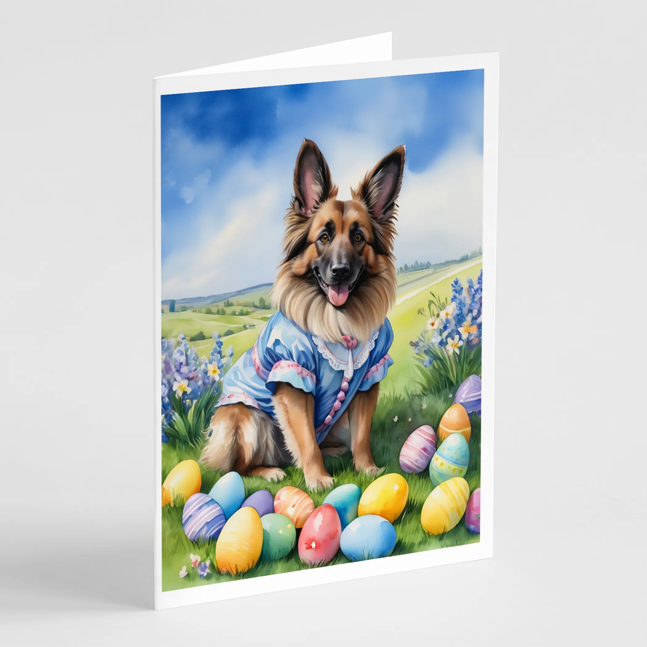 Easter Egg Hunt Greeting Cards  - Size: 5X7 | Pack Of: 8 | Collection name: Easter egg hunt
