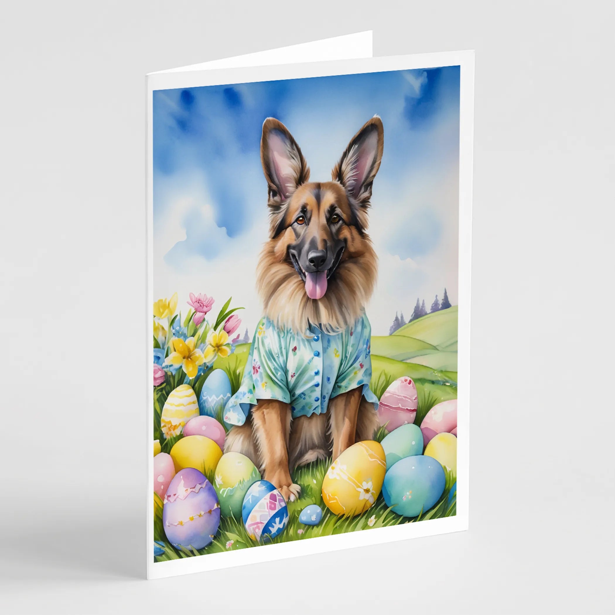 Easter Egg Hunt Greeting Cards  - Size: 5X7 | Pack Of: 8 | Collection name: Easter egg hunt