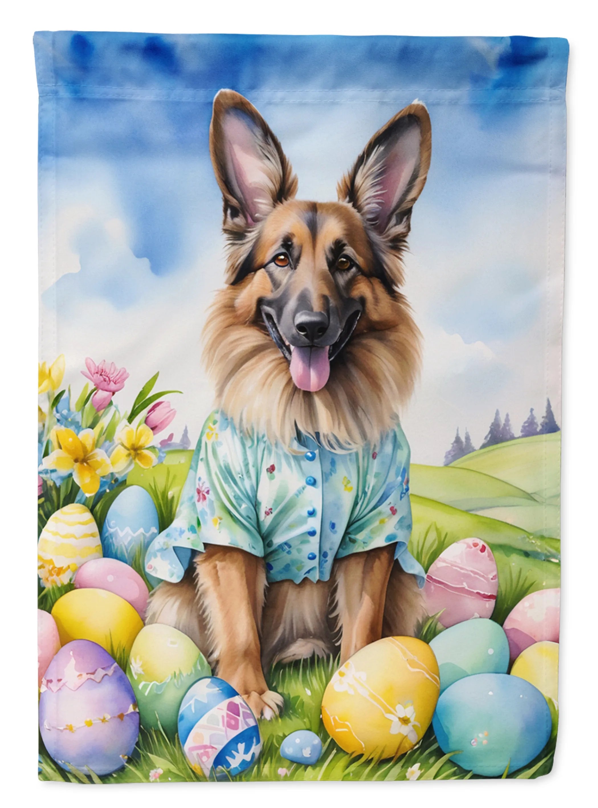 Easter Egg Hunt Decorative Flag - Size: GARDEN SIZE | Pack Of: 1 | Collection name: Easter egg hunt