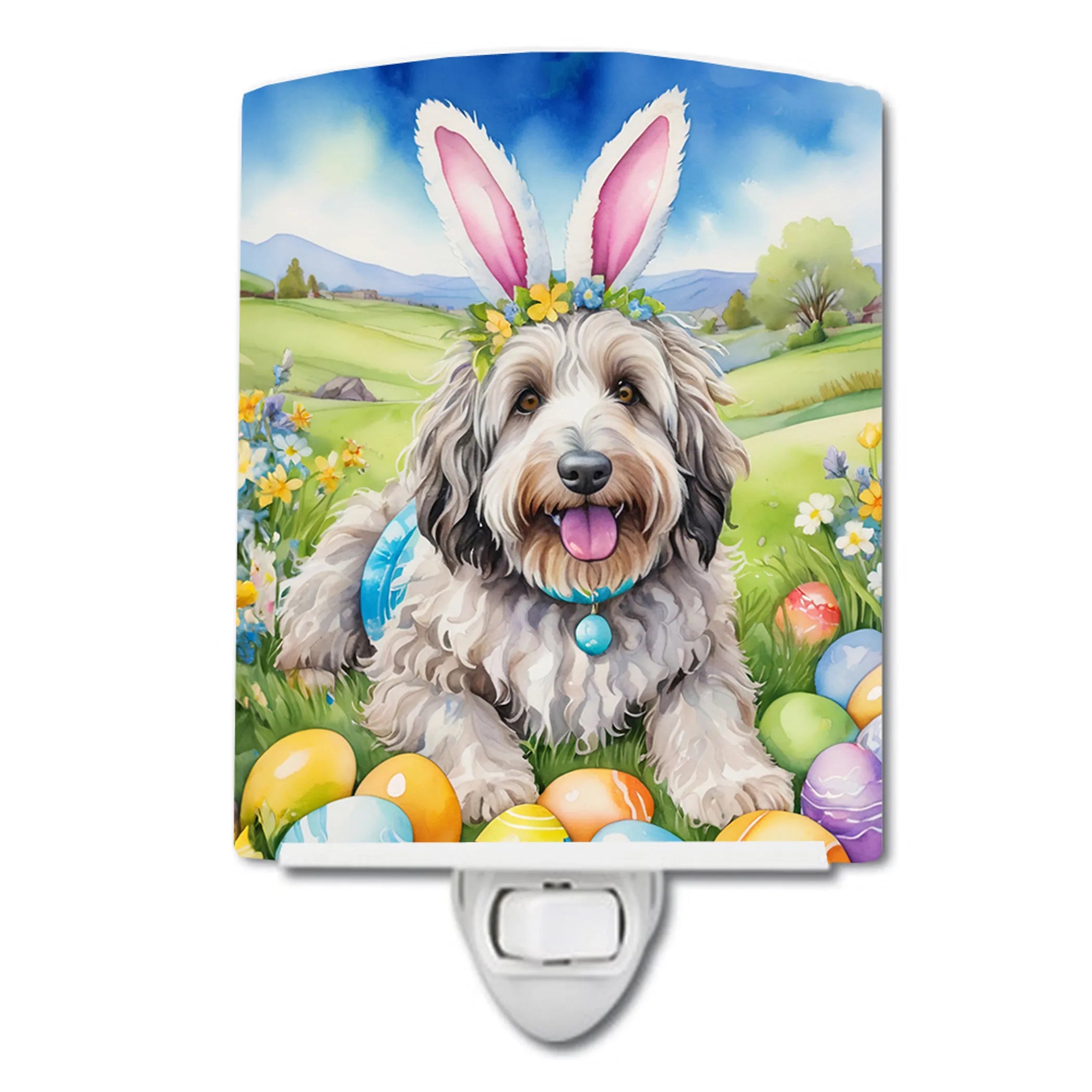 Easter Egg Hunt Ceramic Night Light - Pack Of: 1 | Collection name: Easter egg hunt