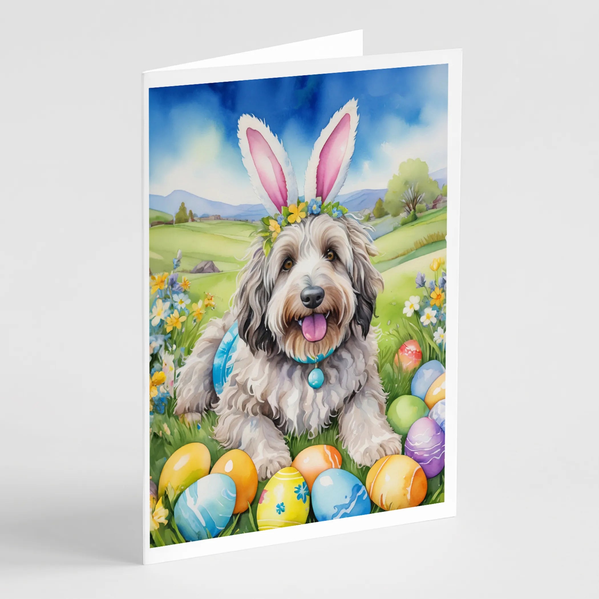 Easter Egg Hunt Greeting Cards  - Size: 5X7 | Pack Of: 8 | Collection name: Easter egg hunt