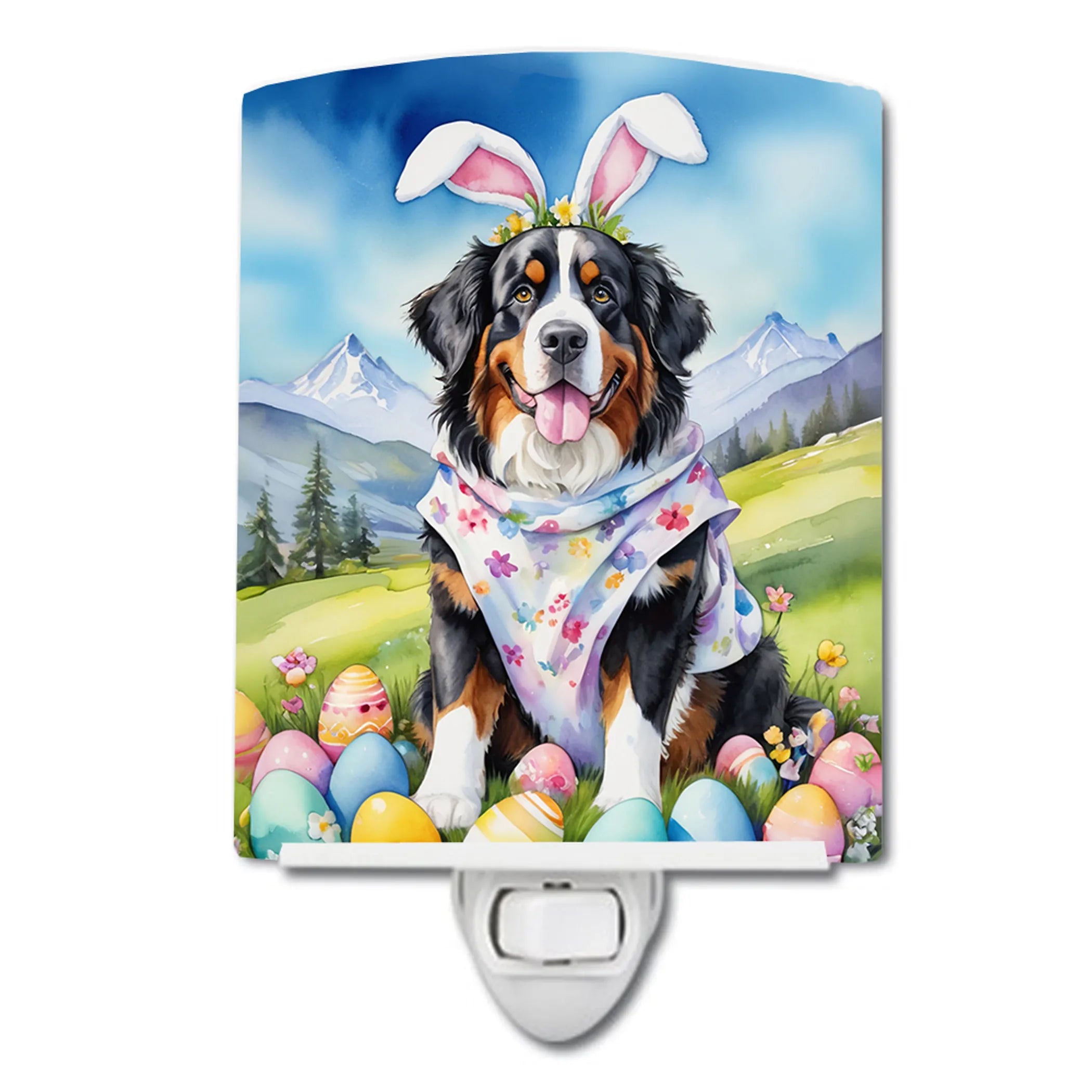 Easter Egg Hunt Ceramic Night Light - Pack Of: 1 | Collection name: Easter egg hunt