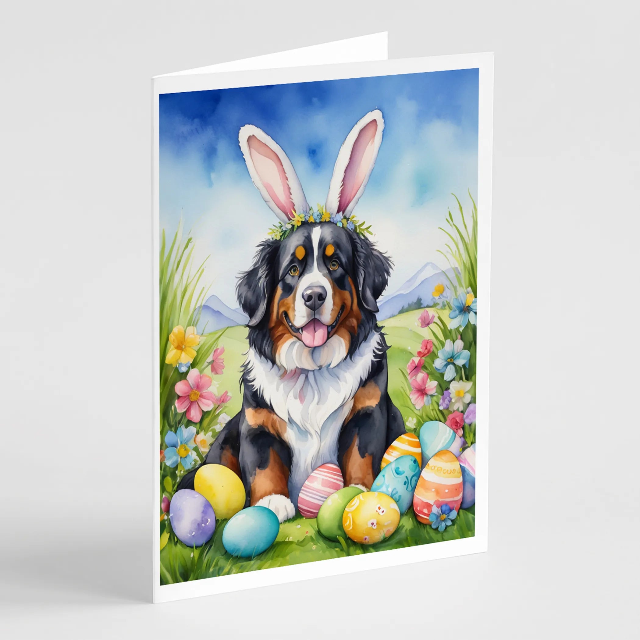 Easter Egg Hunt Greeting Cards  - Size: 5X7 | Pack Of: 8 | Collection name: Easter egg hunt