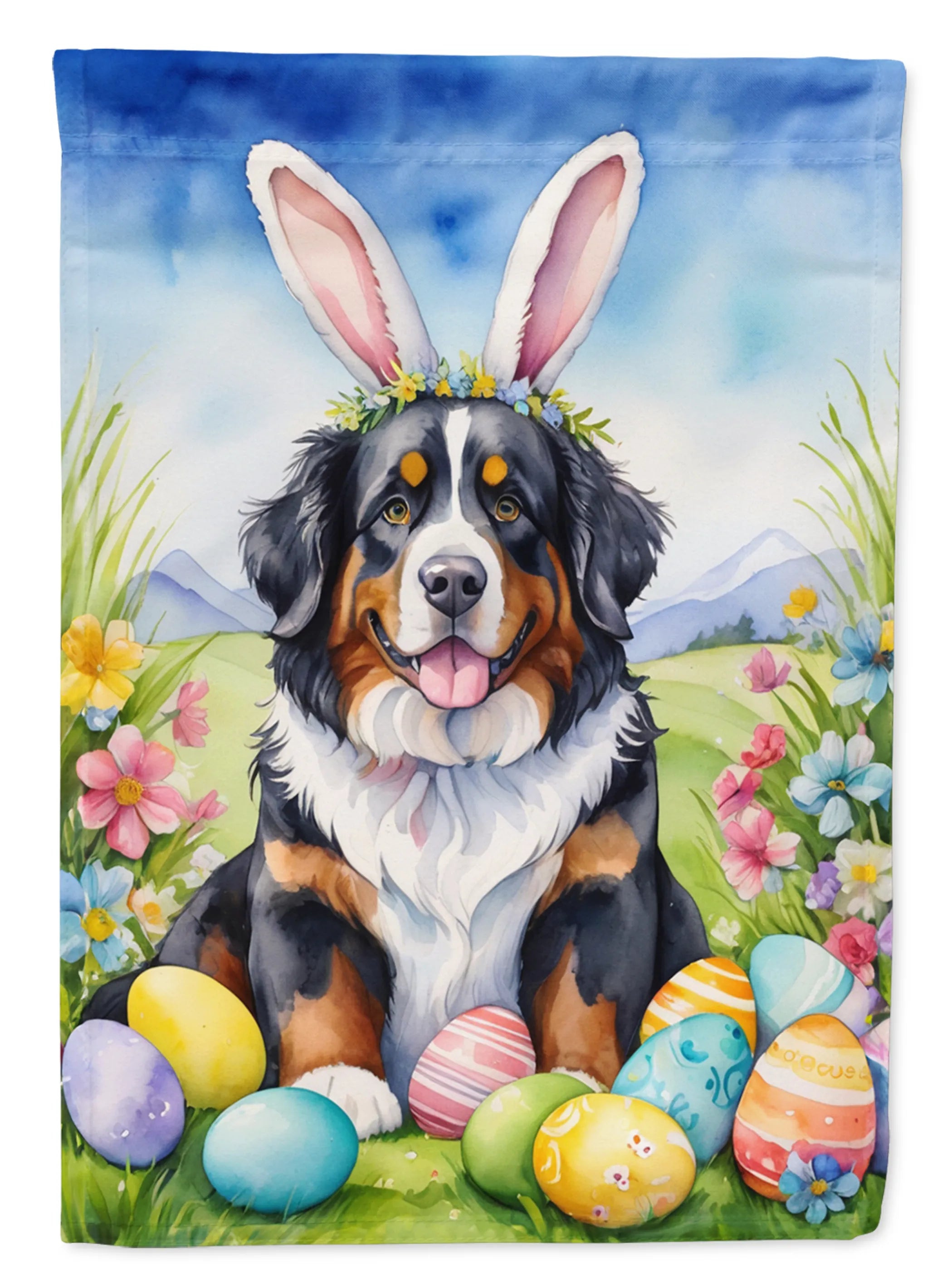 Easter Egg Hunt Decorative Flag - Size: GARDEN SIZE | Pack Of: 1 | Collection name: Easter egg hunt