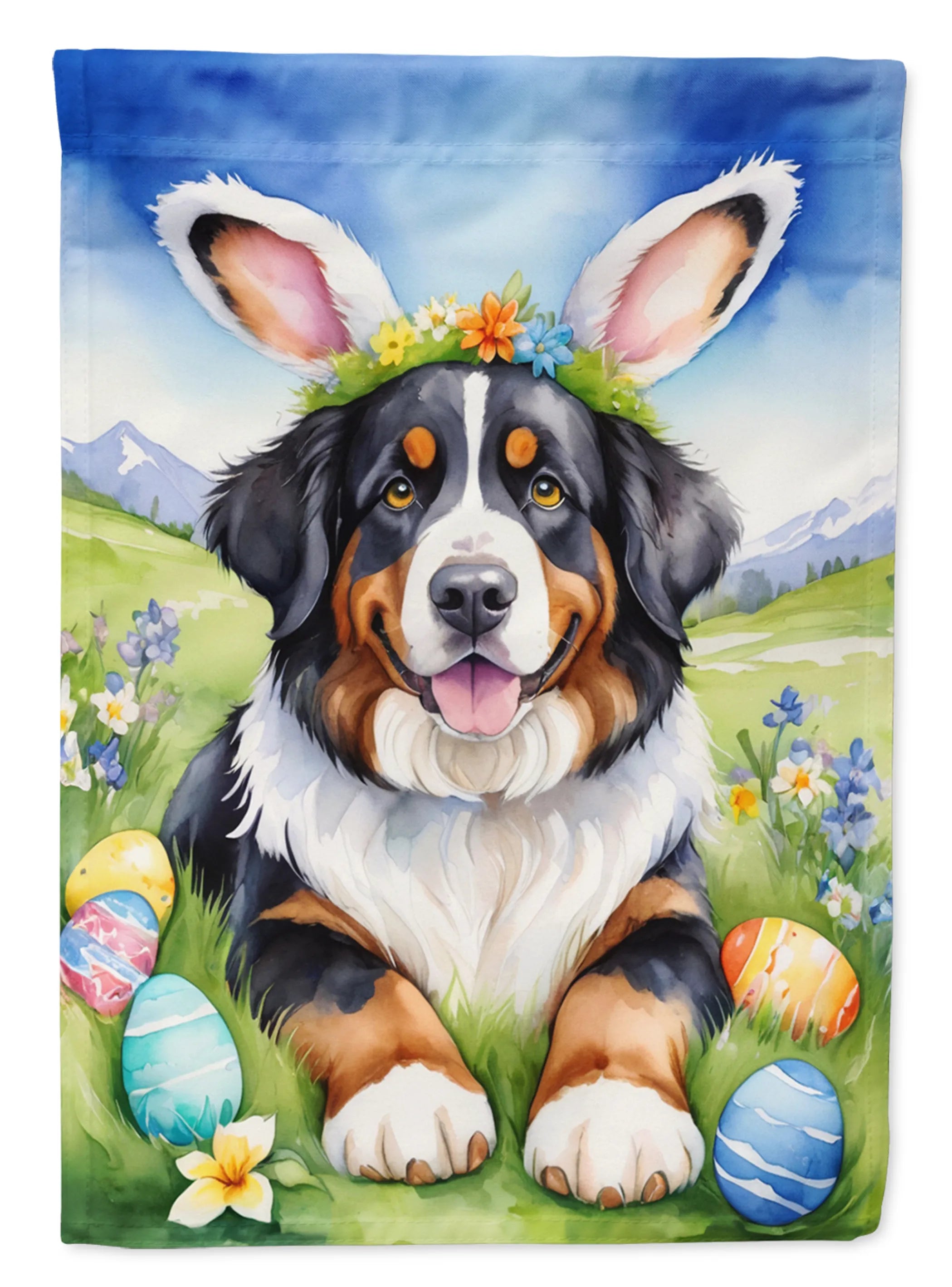 Easter Egg Hunt Decorative Flag - Size: GARDEN SIZE | Pack Of: 1 | Collection name: Easter egg hunt