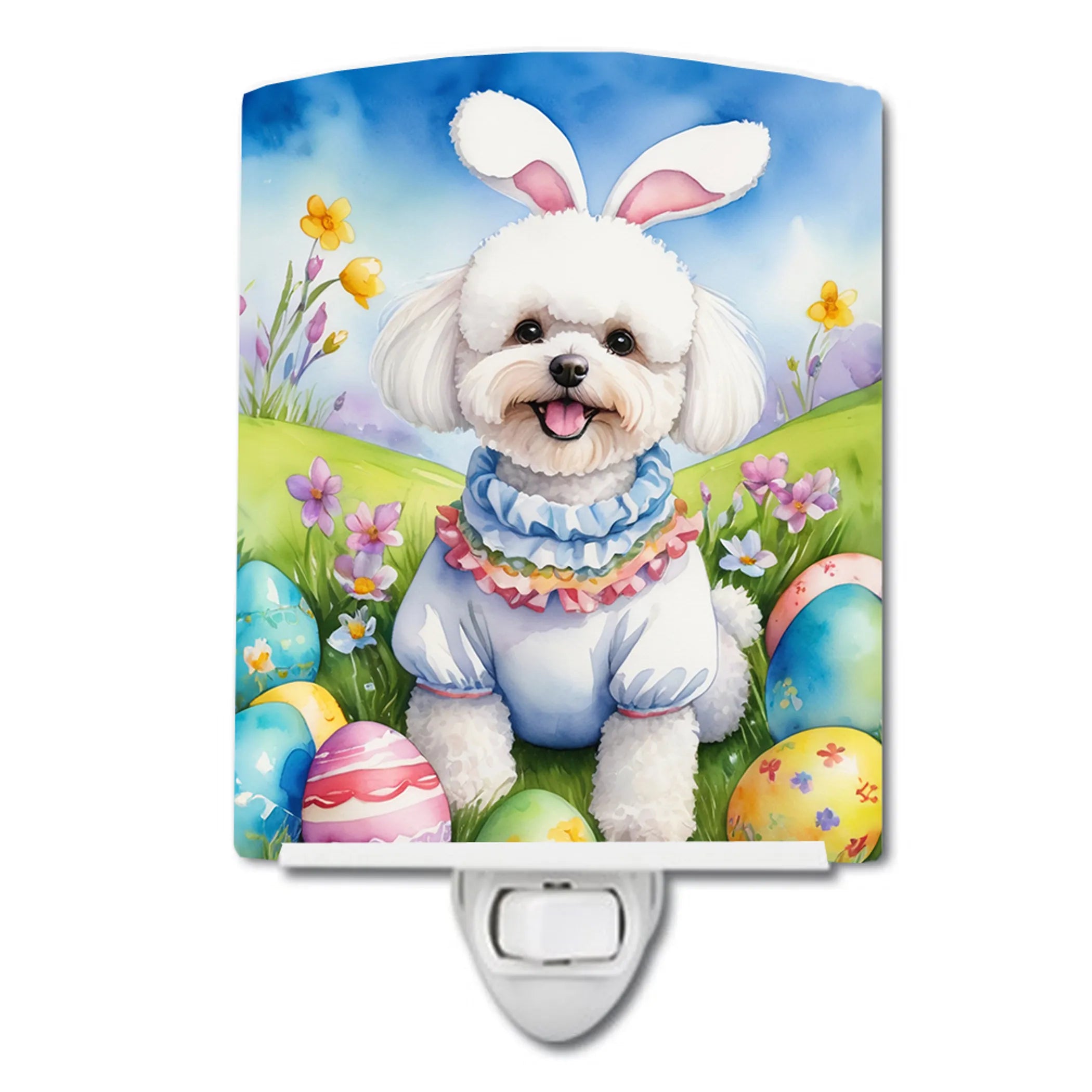 Easter Egg Hunt Ceramic Night Light - Pack Of: 1 | Collection name: Easter egg hunt