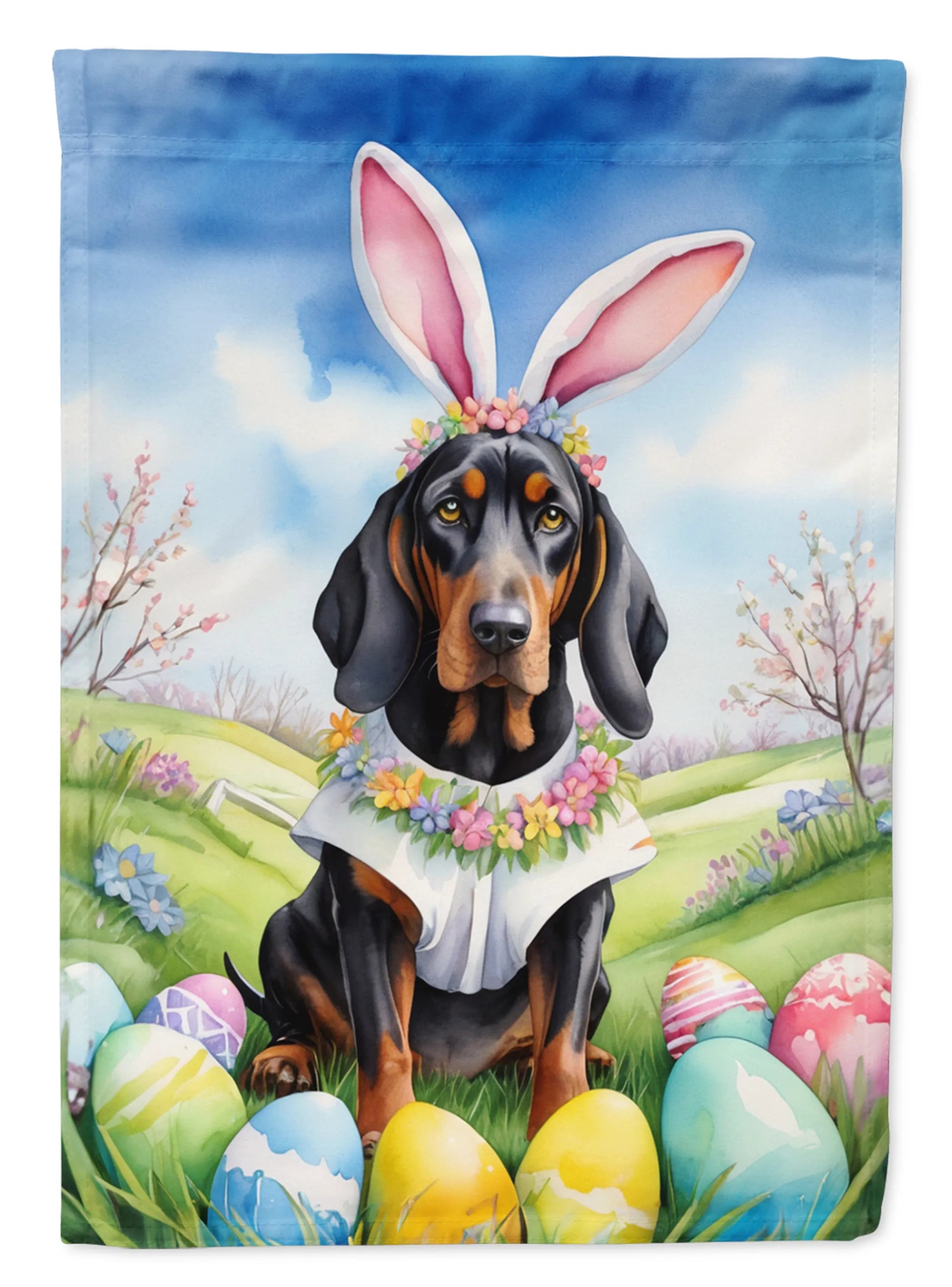 Easter Egg Hunt Decorative Flag - Size: GARDEN SIZE | Pack Of: 1 | Collection name: Easter egg hunt