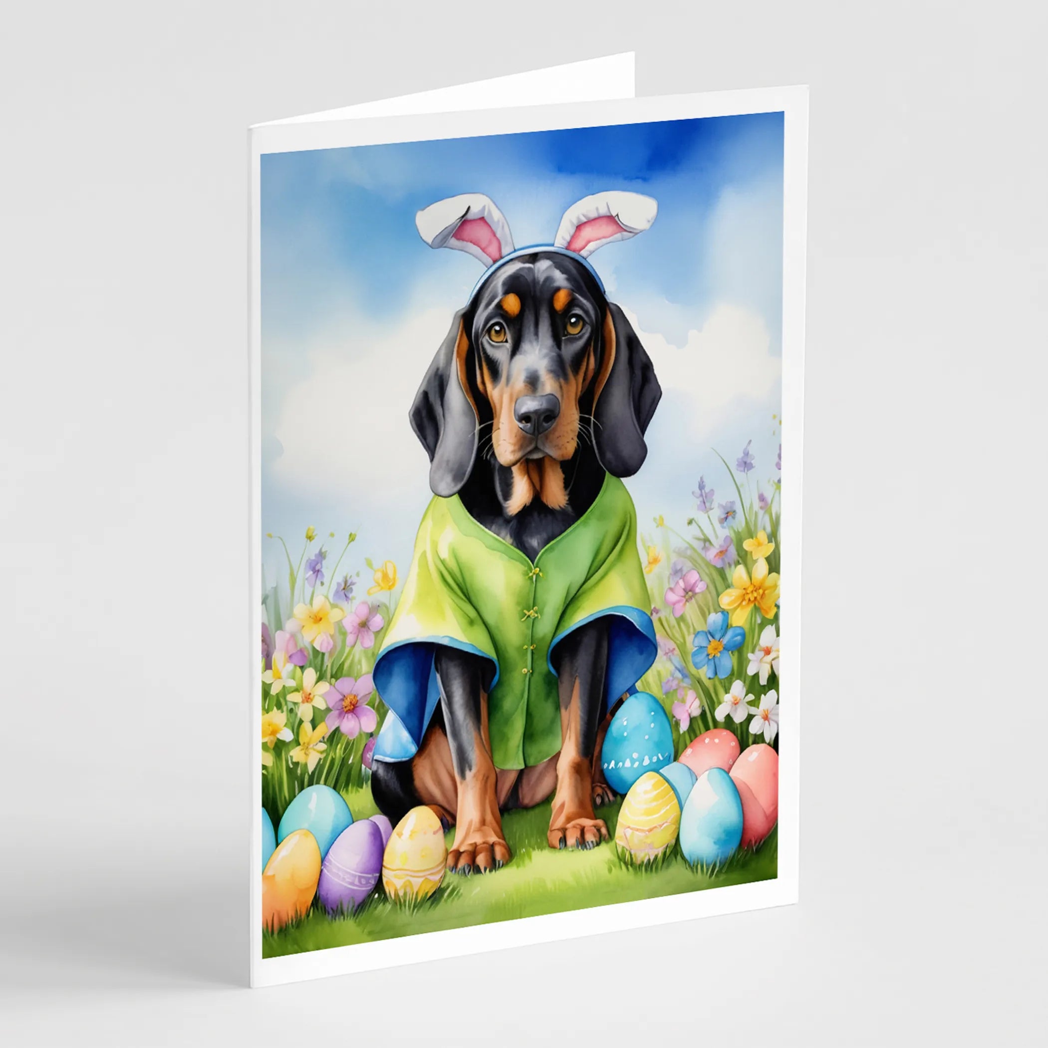 Easter Egg Hunt Greeting Cards  - Size: 5X7 | Pack Of: 8 | Collection name: Easter egg hunt