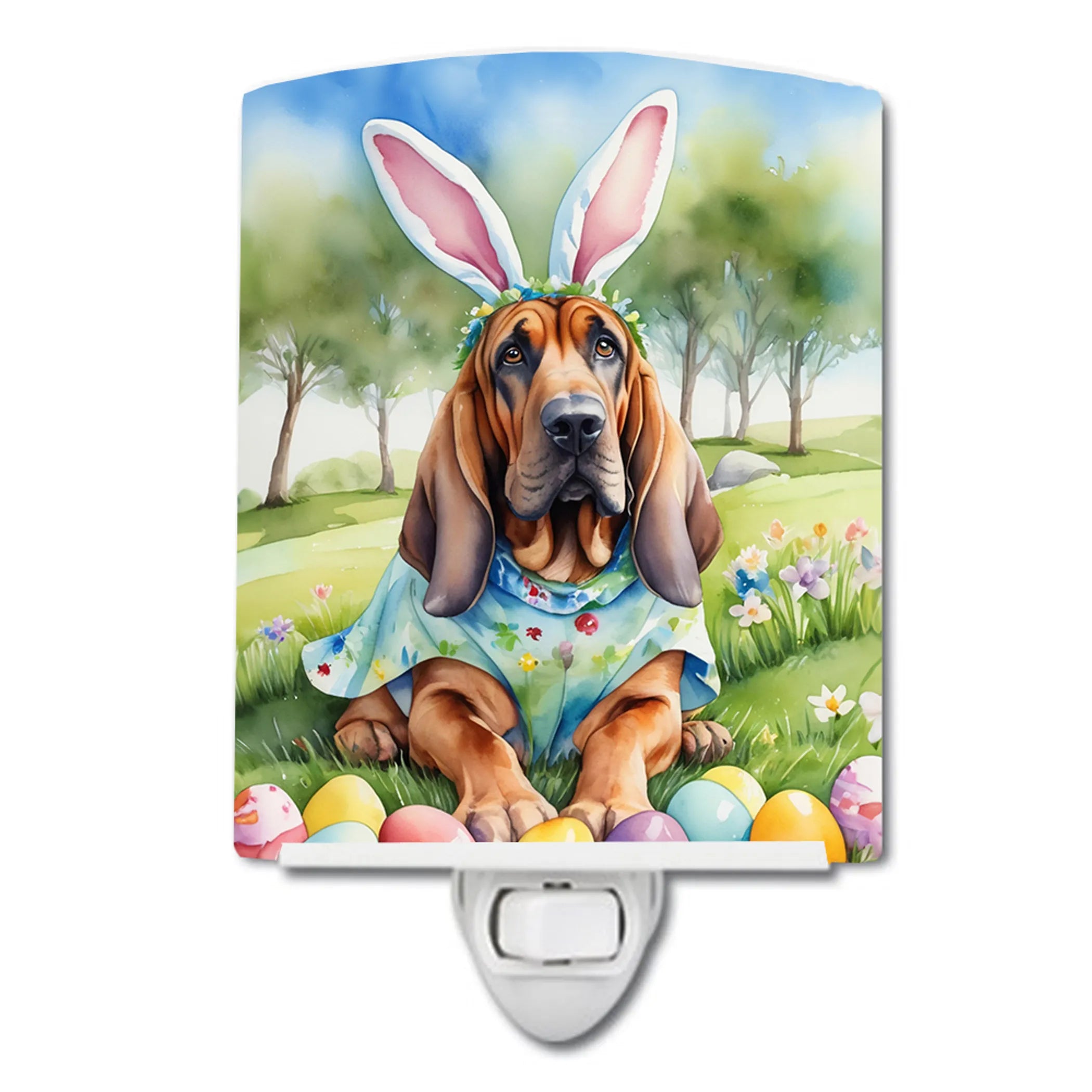 Easter Egg Hunt Ceramic Night Light - Pack Of: 1 | Collection name: Easter egg hunt