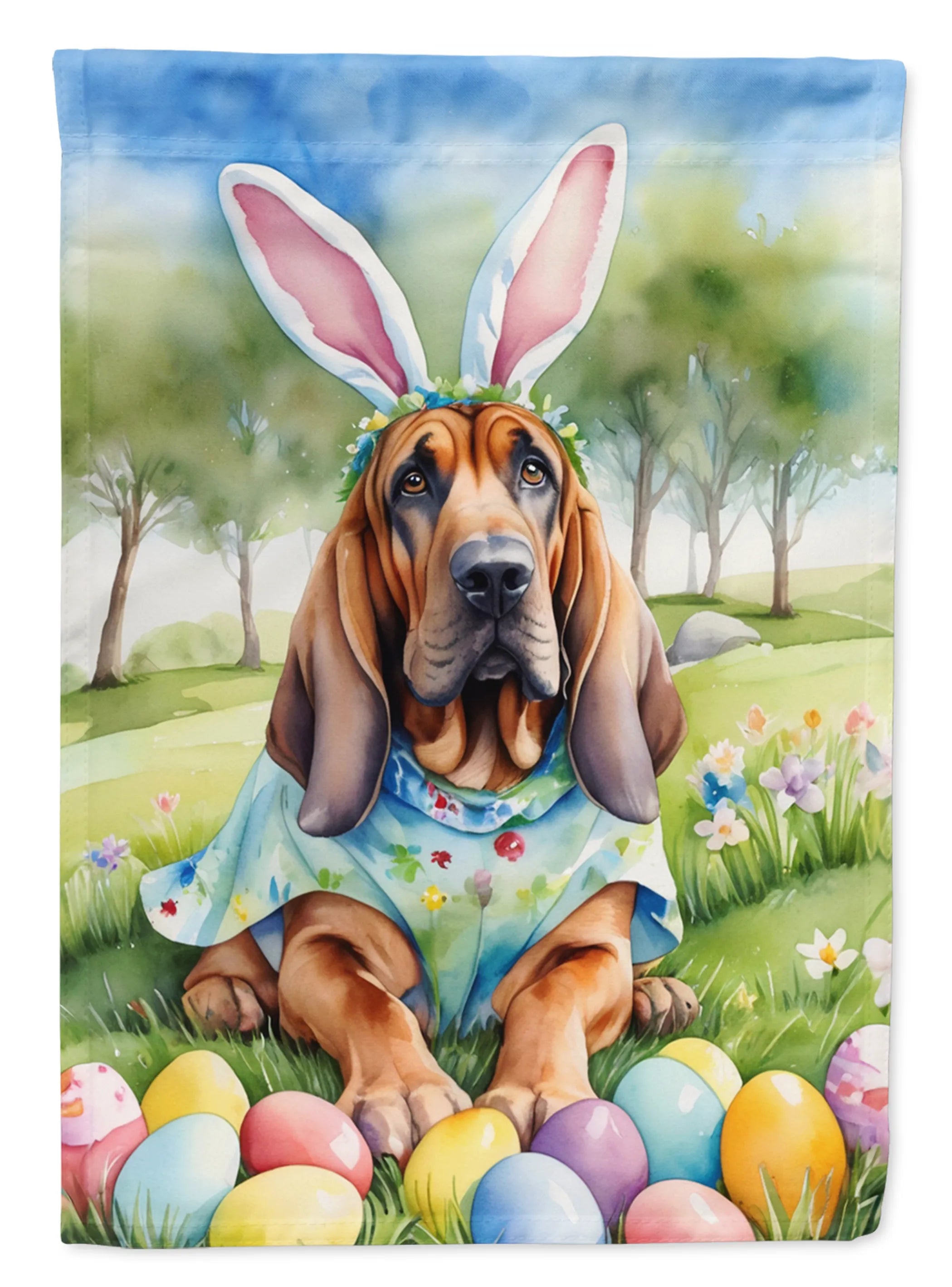 Easter Egg Hunt Decorative Flag - Size: GARDEN SIZE | Pack Of: 1 | Collection name: Easter egg hunt