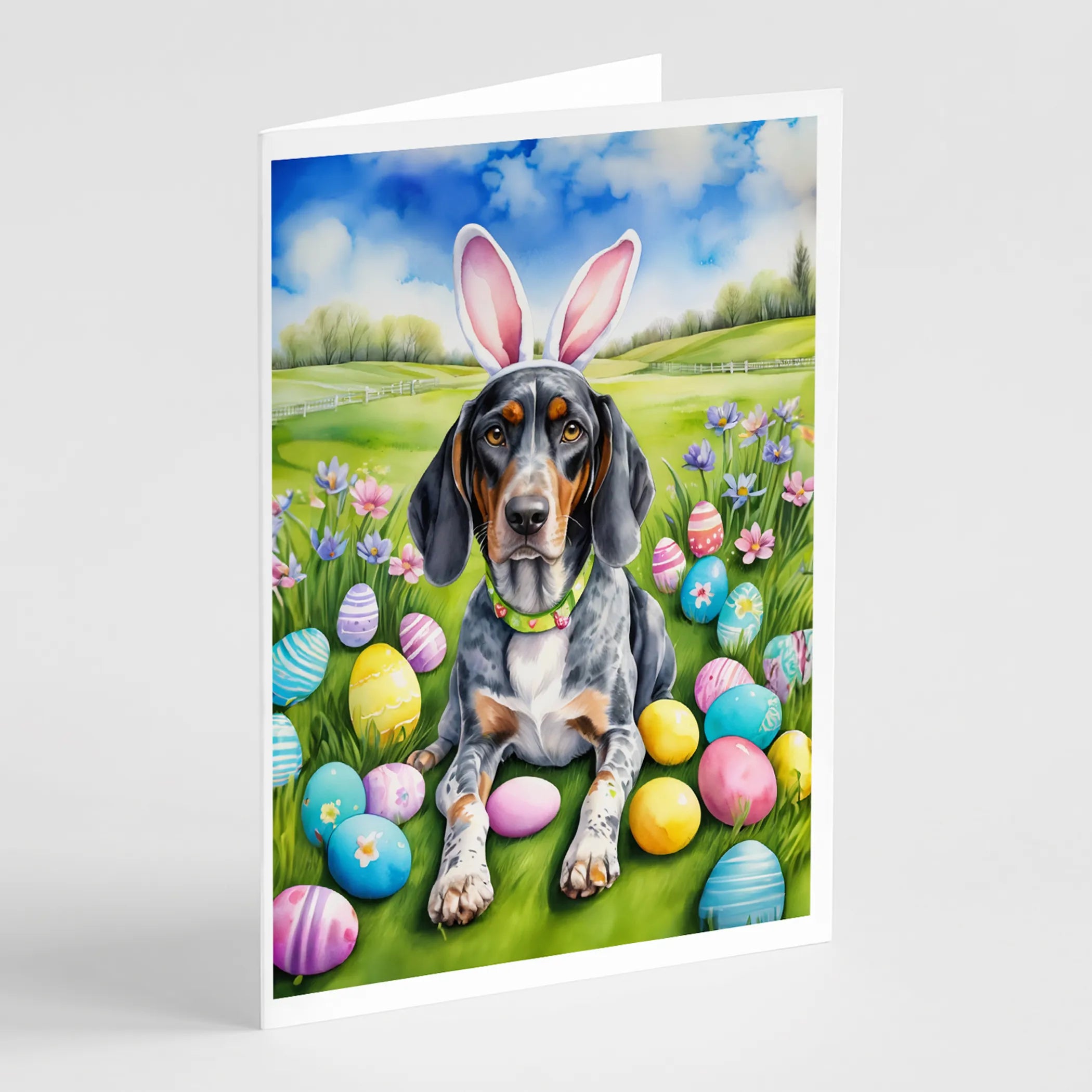 Easter Egg Hunt Greeting Cards  - Size: 5X7 | Pack Of: 8 | Collection name: Easter egg hunt