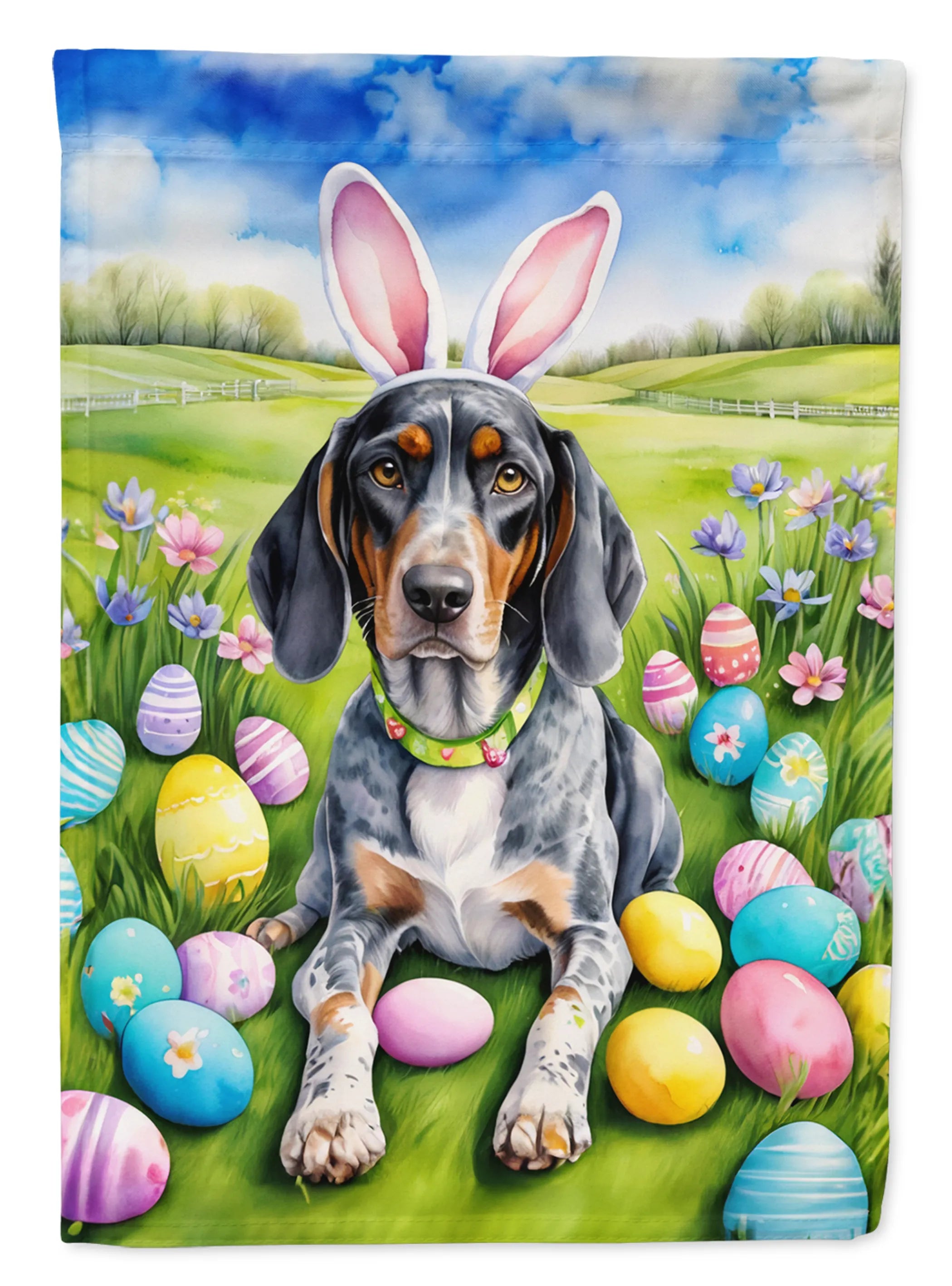 Easter Egg Hunt Decorative Flag - Size: GARDEN SIZE | Pack Of: 1 | Collection name: Easter egg hunt