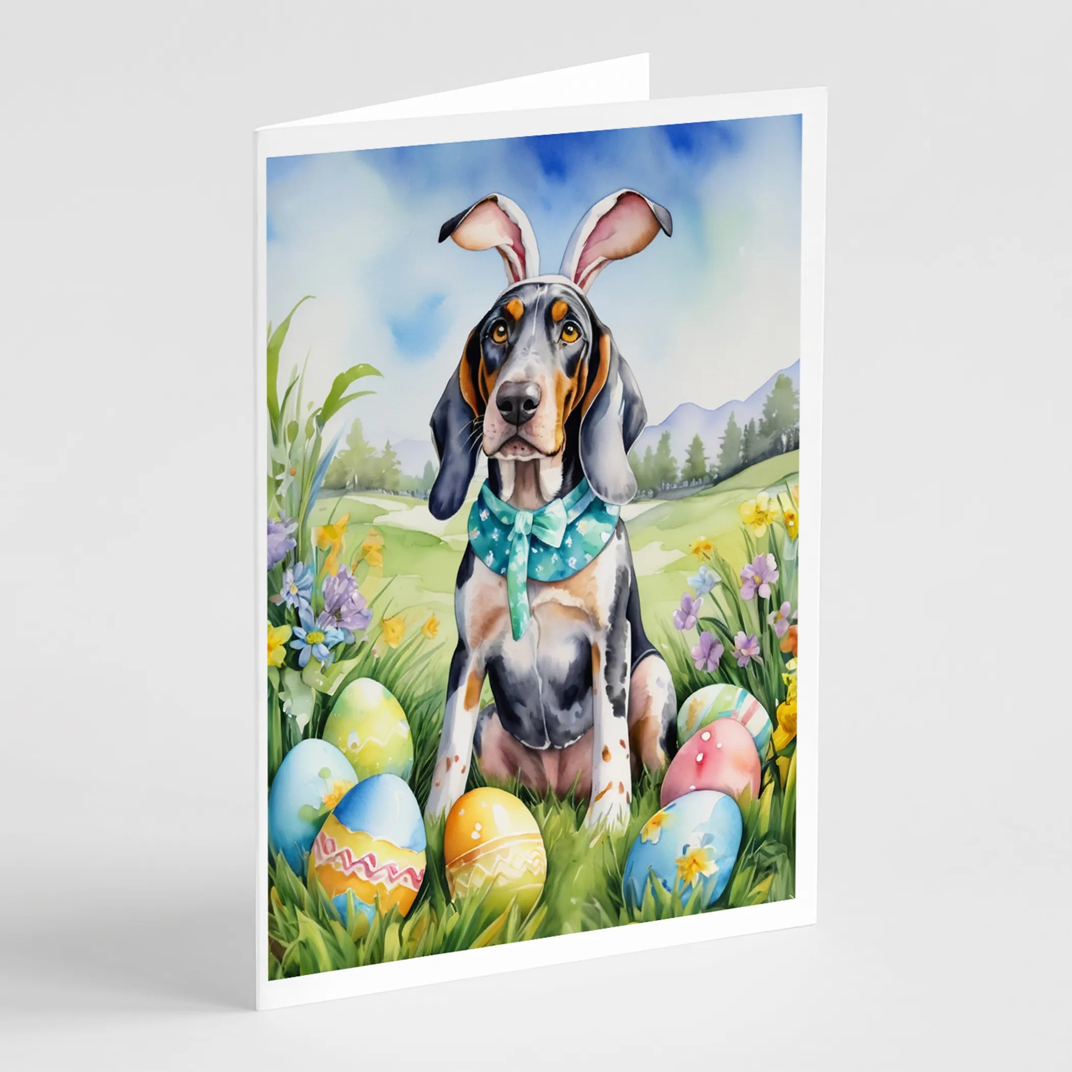 Easter Egg Hunt Greeting Cards  - Size: 5X7 | Pack Of: 8 | Collection name: Easter egg hunt