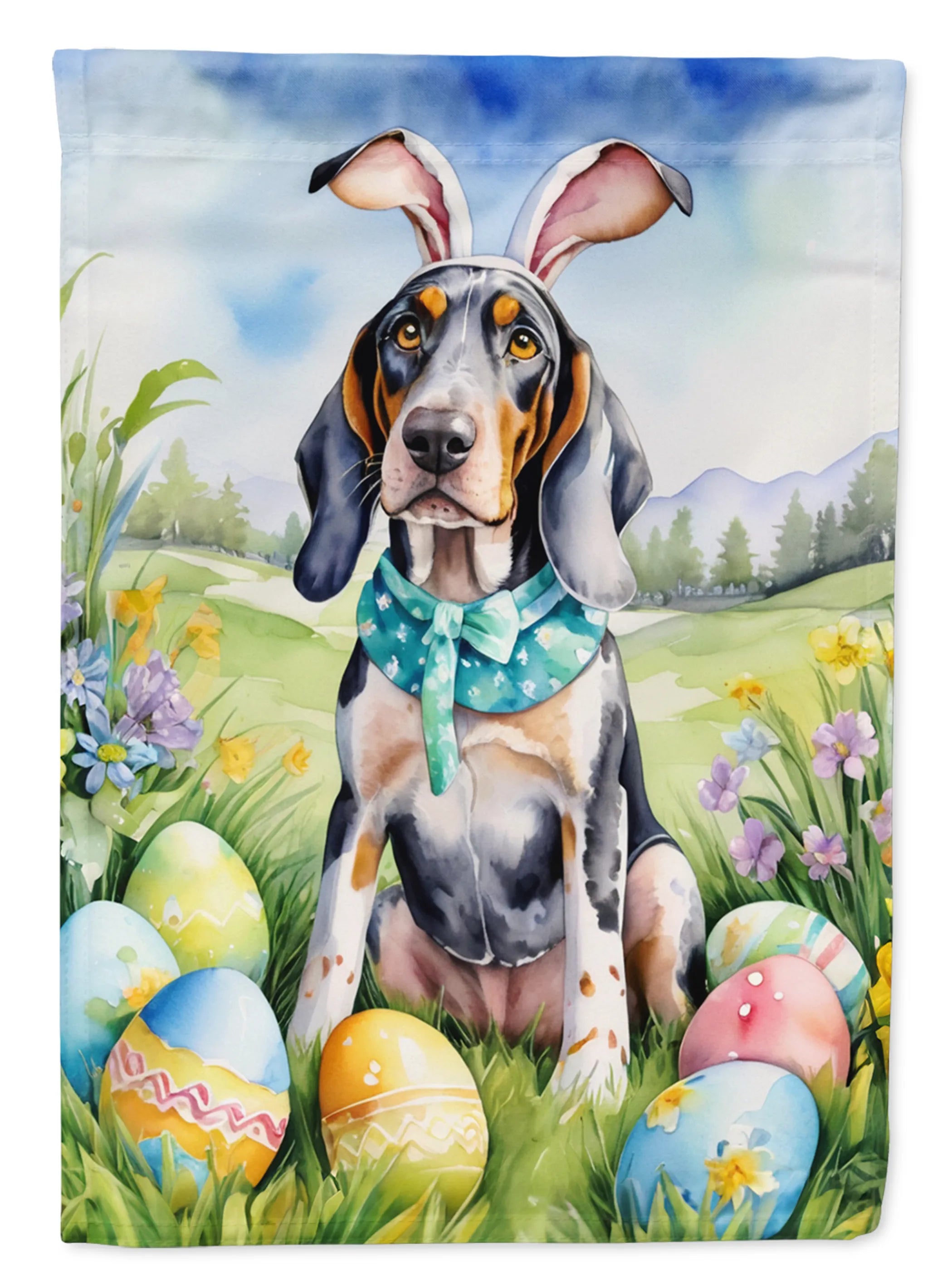 Easter Egg Hunt Decorative Flag - Size: GARDEN SIZE | Pack Of: 1 | Collection name: Easter egg hunt
