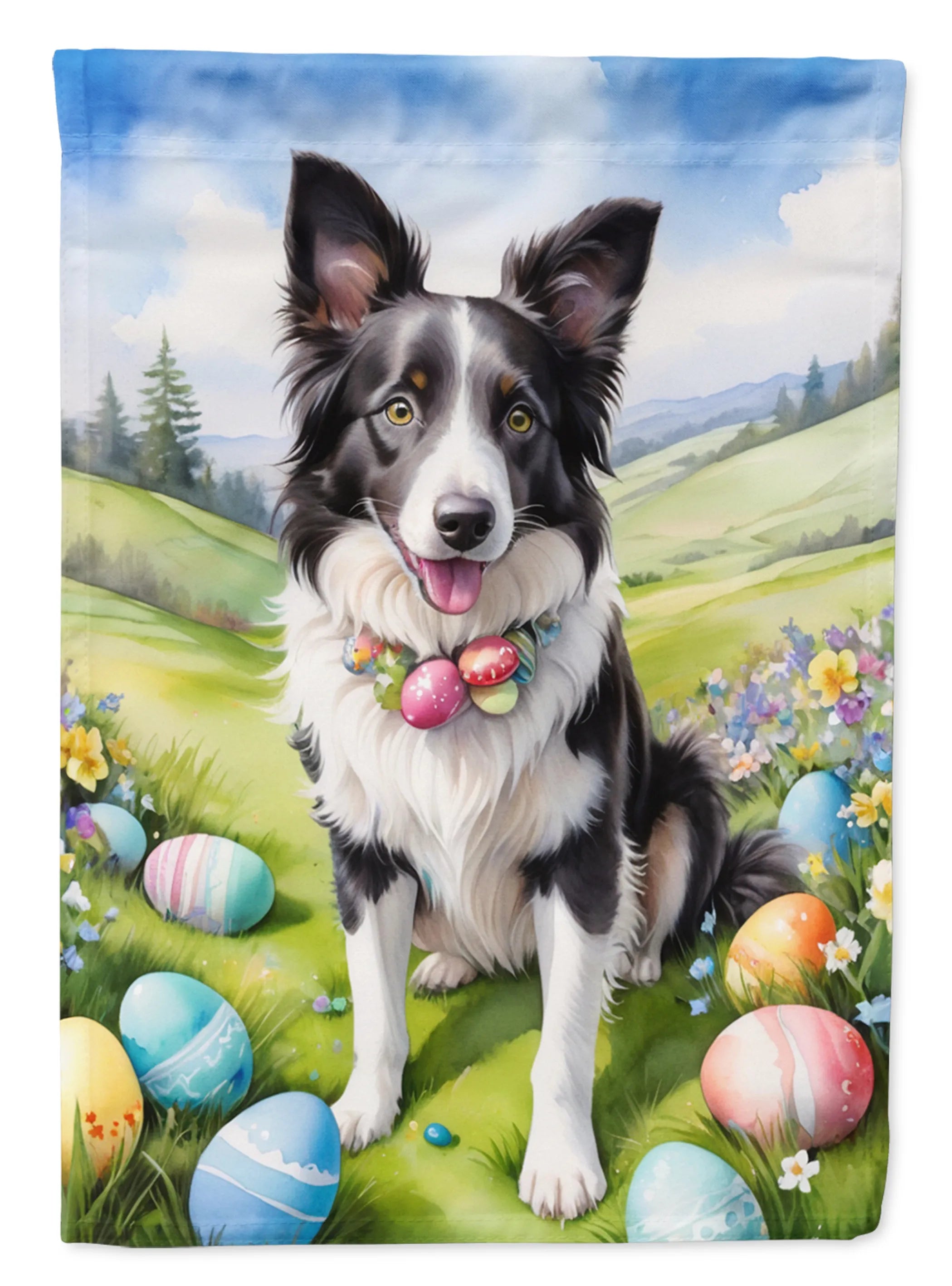 Easter Egg Hunt Decorative Flag - Size: GARDEN SIZE | Pack Of: 1 | Collection name: Easter egg hunt