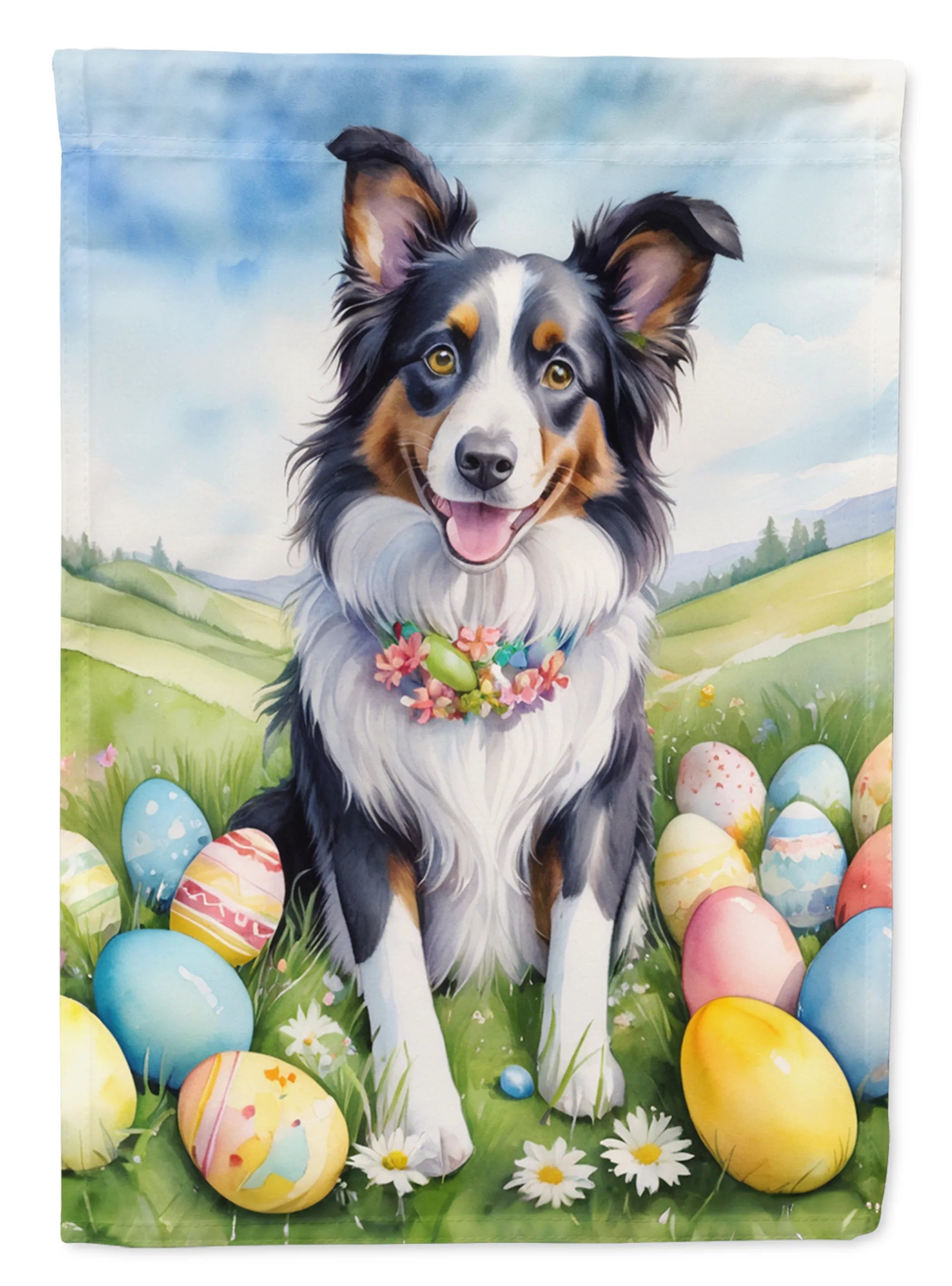 Easter Egg Hunt Decorative Flag - Size: GARDEN SIZE | Pack Of: 1 | Collection name: Easter egg hunt