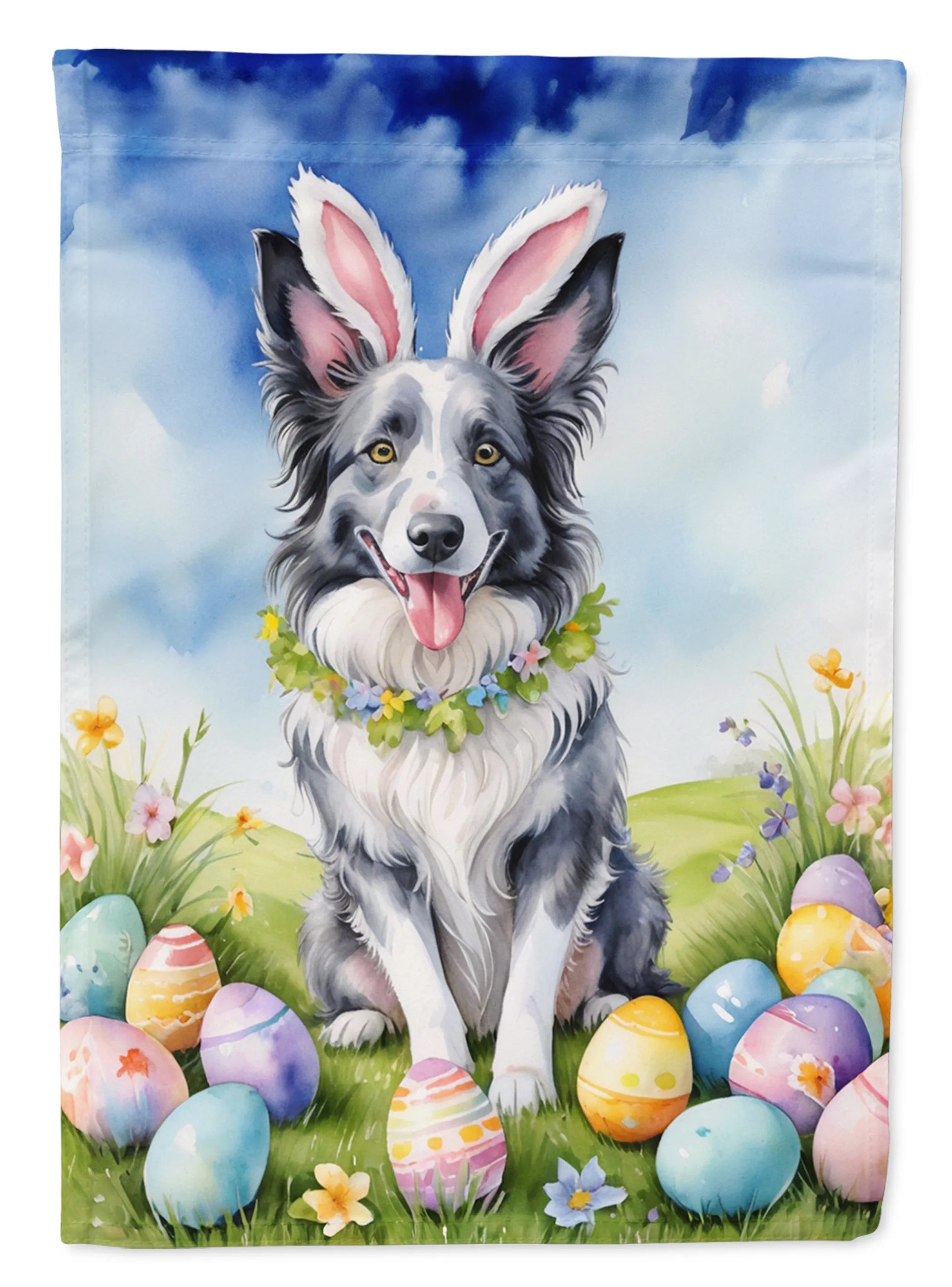 Easter Egg Hunt Decorative Flag - Size: GARDEN SIZE | Pack Of: 1 | Collection name: Easter egg hunt