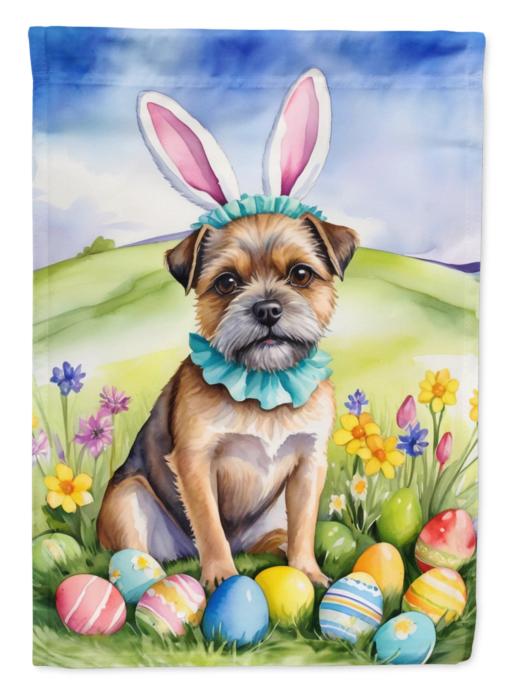 Easter Egg Hunt Decorative Flag - Size: GARDEN SIZE | Pack Of: 1 | Collection name: Easter egg hunt