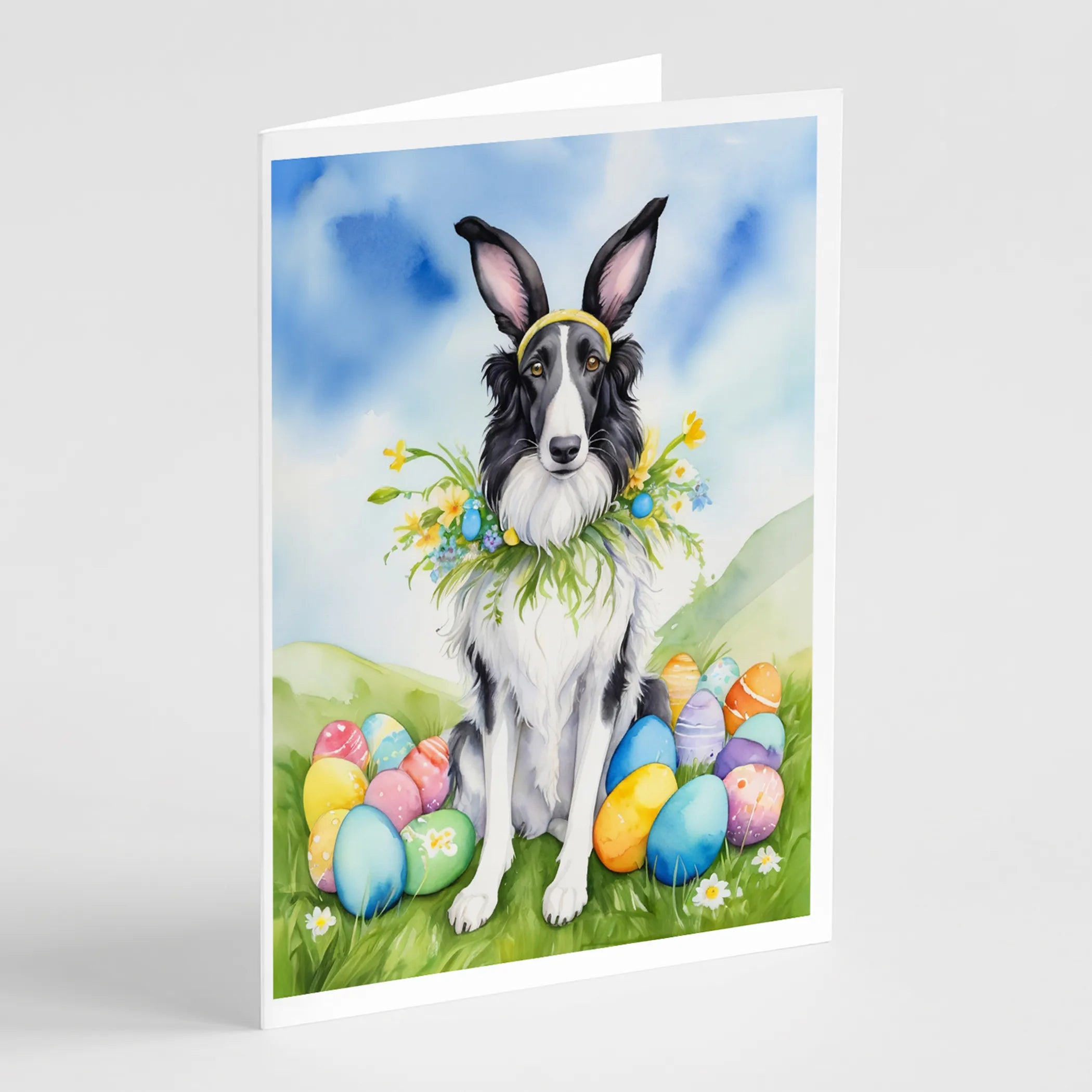 Easter Egg Hunt Greeting Cards  - Size: 5X7 | Pack Of: 8 | Collection name: Easter egg hunt