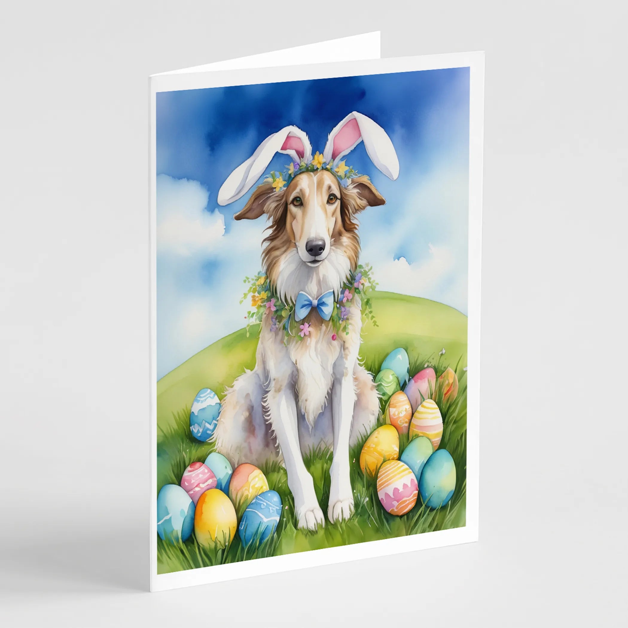 Easter Egg Hunt Greeting Cards  - Size: 5X7 | Pack Of: 8 | Collection name: Easter egg hunt