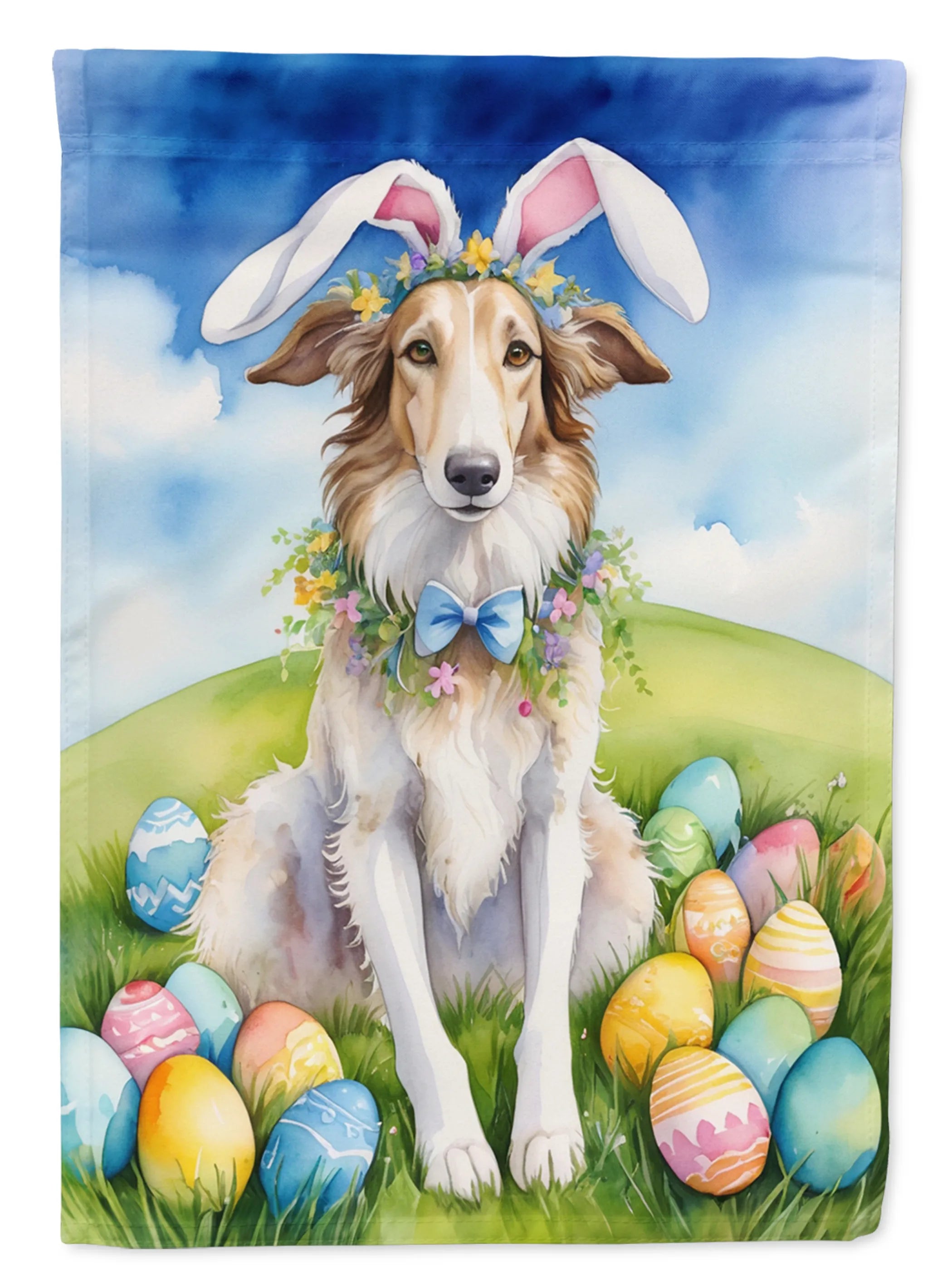Easter Egg Hunt Decorative Flag - Size: GARDEN SIZE | Pack Of: 1 | Collection name: Easter egg hunt