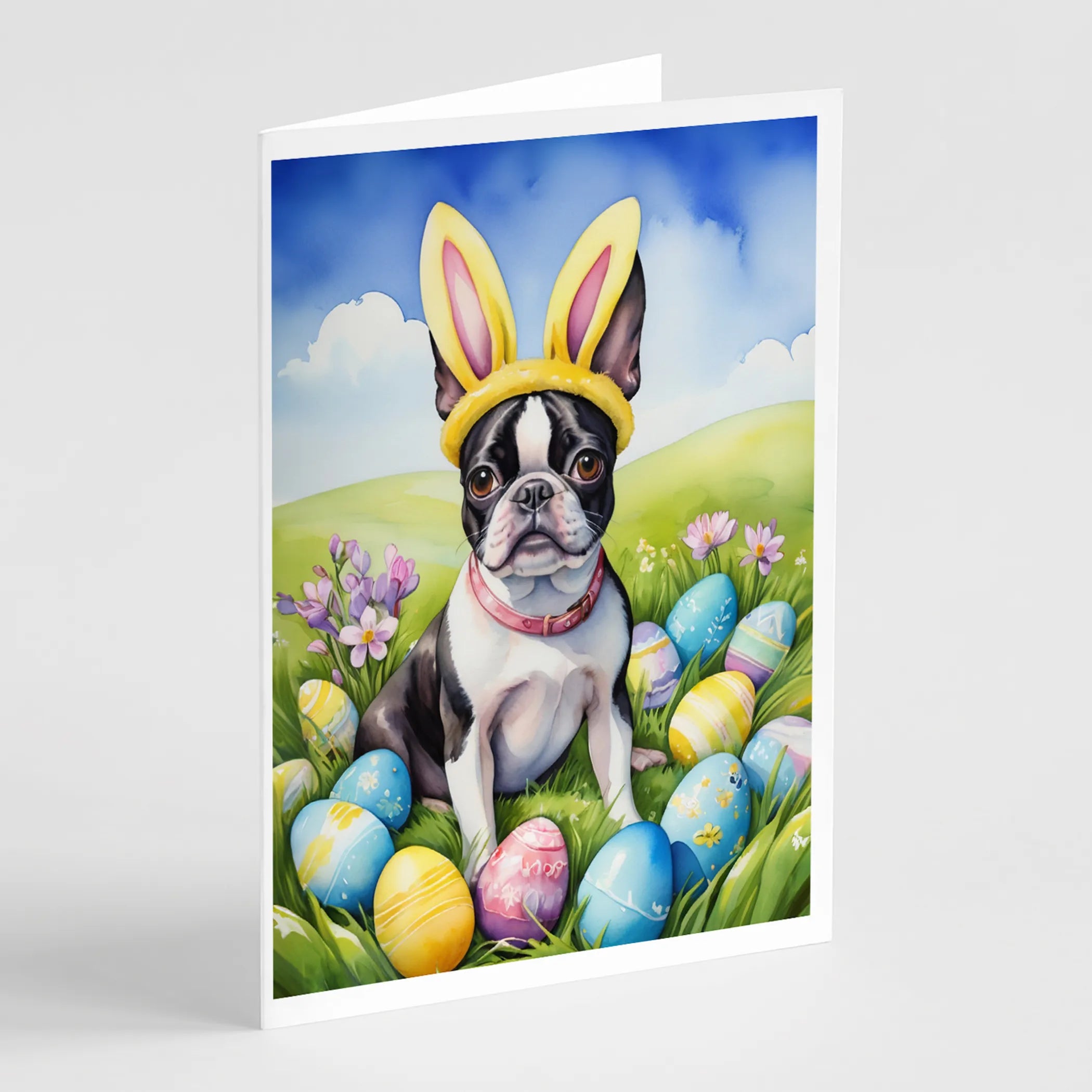Easter Egg Hunt Greeting Cards  - Size: 5X7 | Pack Of: 8 | Collection name: Easter egg hunt
