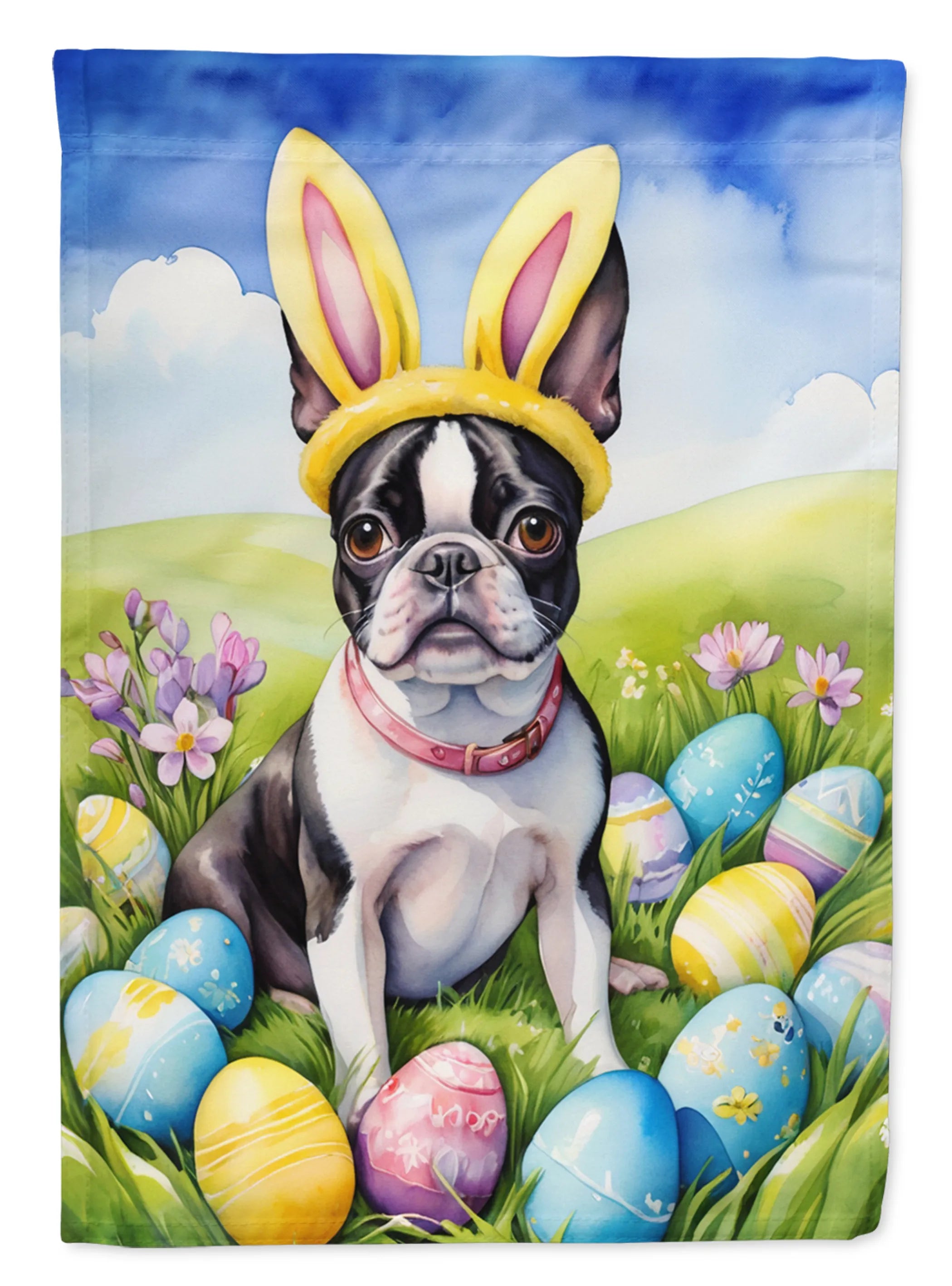 Easter Egg Hunt Decorative Flag - Size: GARDEN SIZE | Pack Of: 1 | Collection name: Easter egg hunt