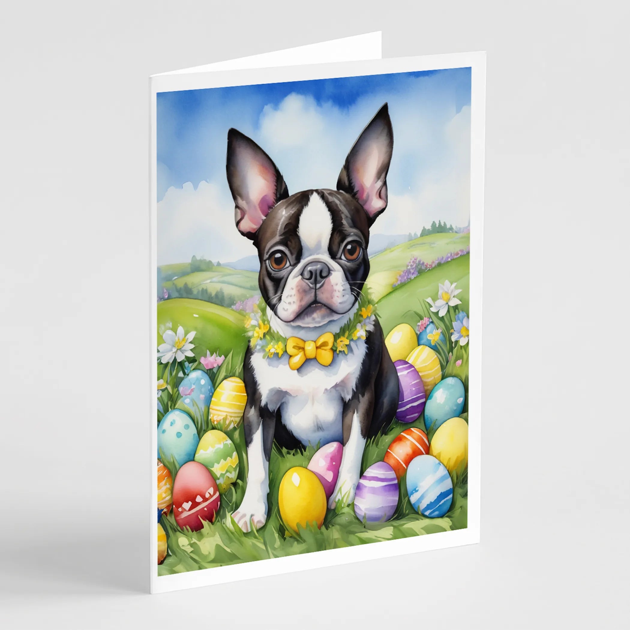 Easter Egg Hunt Greeting Cards  - Size: 5X7 | Pack Of: 8 | Collection name: Easter egg hunt
