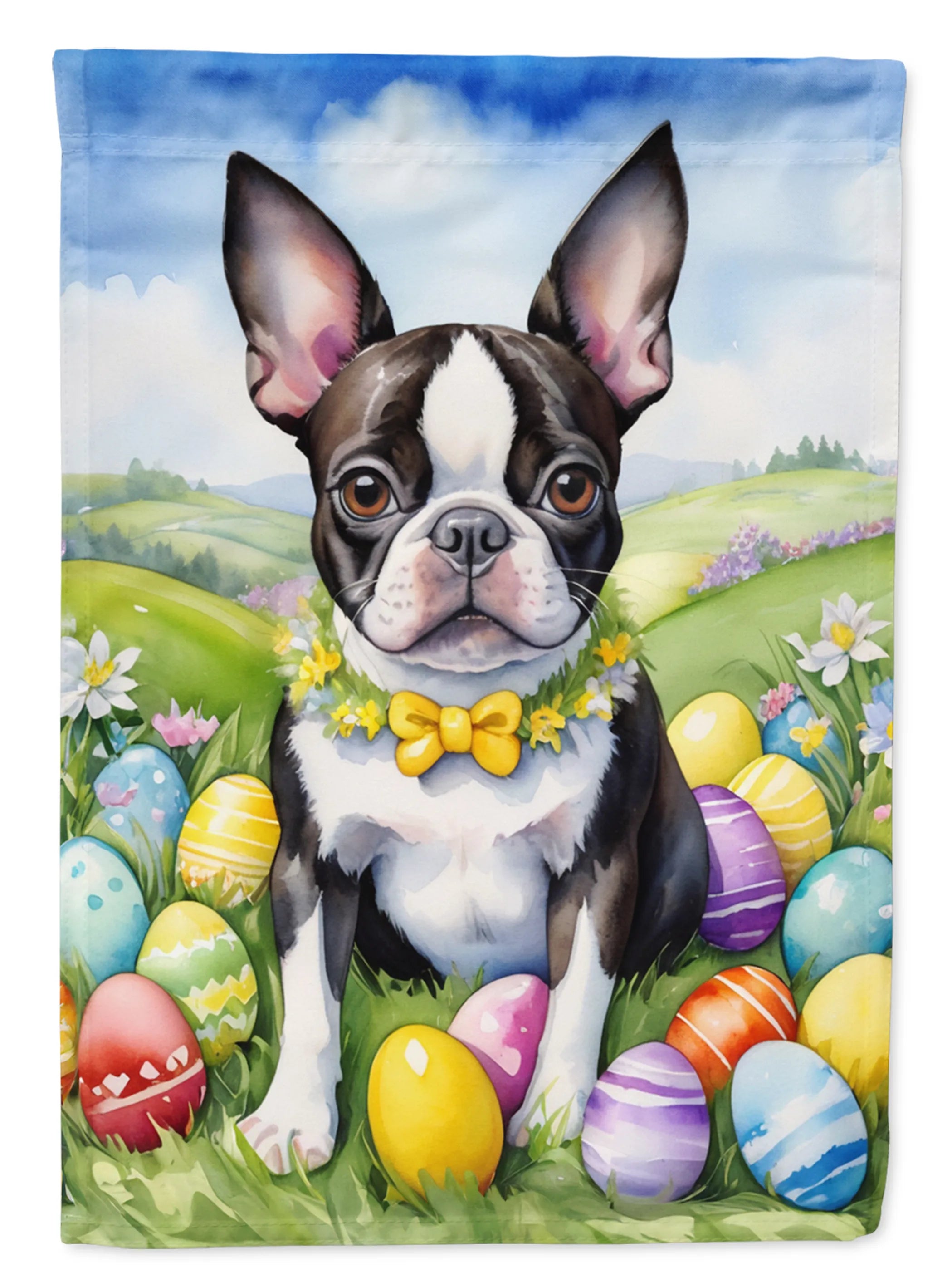 Easter Egg Hunt Decorative Flag - Size: GARDEN SIZE | Pack Of: 1 | Collection name: Easter egg hunt
