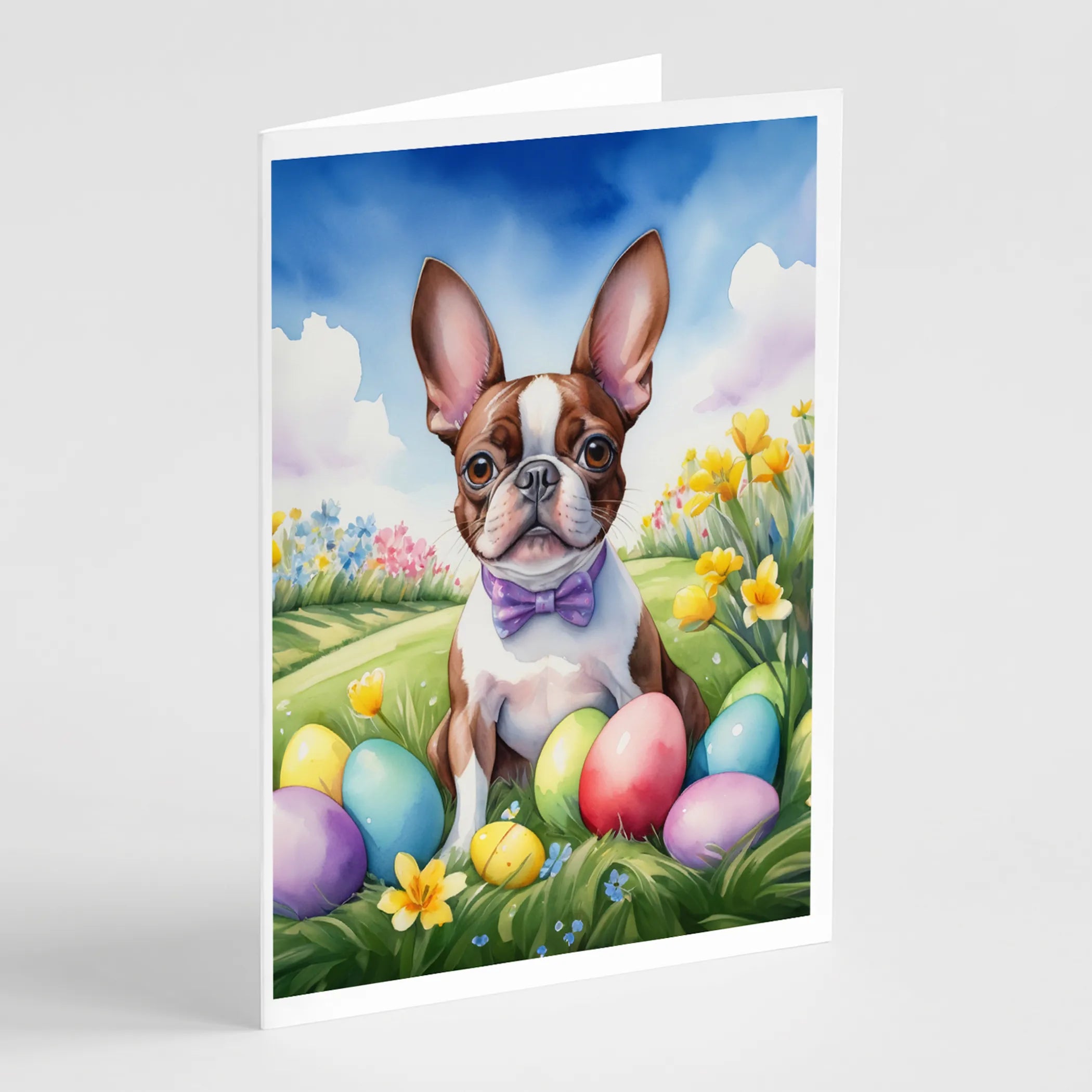 Easter Egg Hunt Greeting Cards  - Size: 5X7 | Pack Of: 8 | Collection name: Easter egg hunt