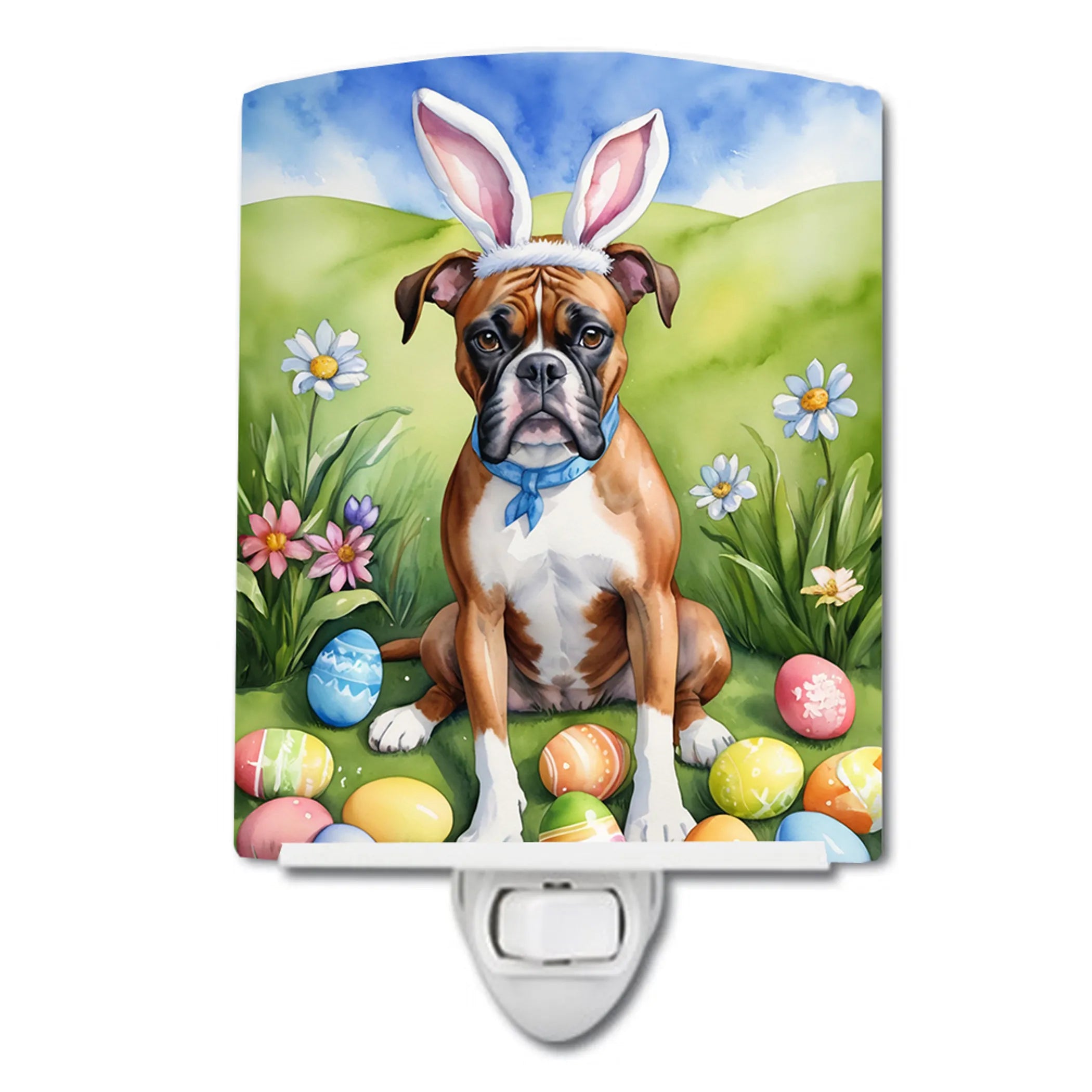 Easter Egg Hunt Ceramic Night Light - Pack Of: 1 | Collection name: Easter egg hunt