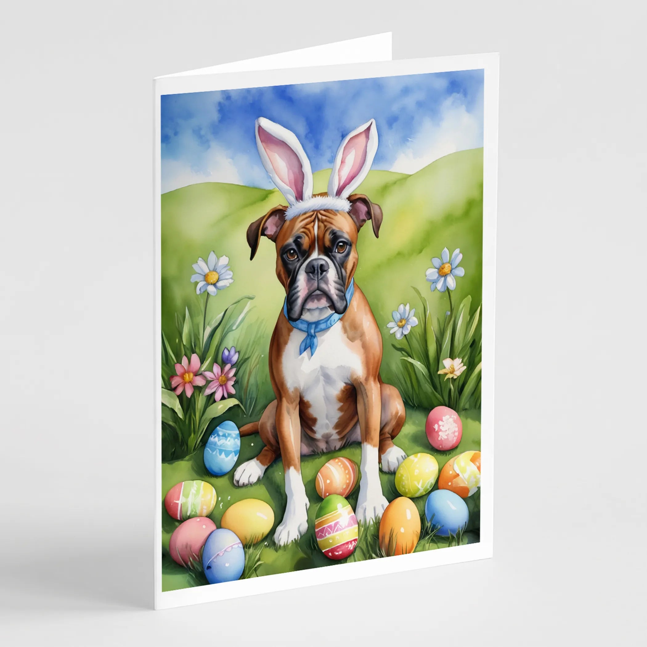 Easter Egg Hunt Greeting Cards  - Size: 5X7 | Pack Of: 8 | Collection name: Easter egg hunt