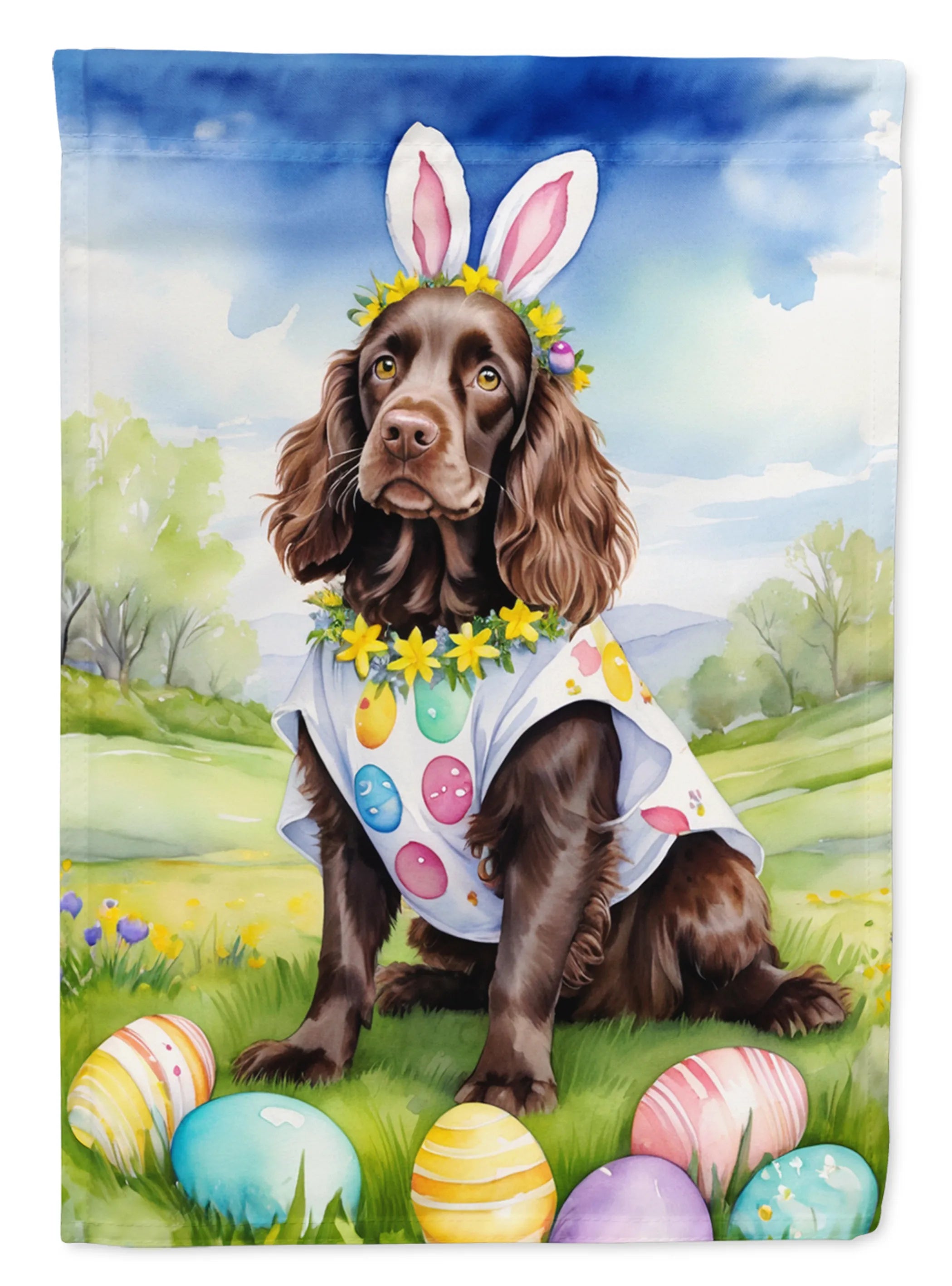 Easter Egg Hunt Decorative Flag - Size: GARDEN SIZE | Pack Of: 1 | Collection name: Easter egg hunt
