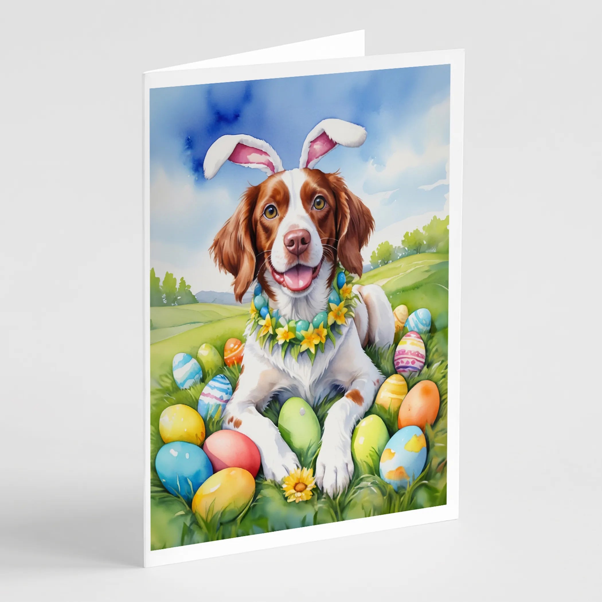 Easter Egg Hunt Greeting Cards  - Size: 5X7 | Pack Of: 8 | Collection name: Easter egg hunt
