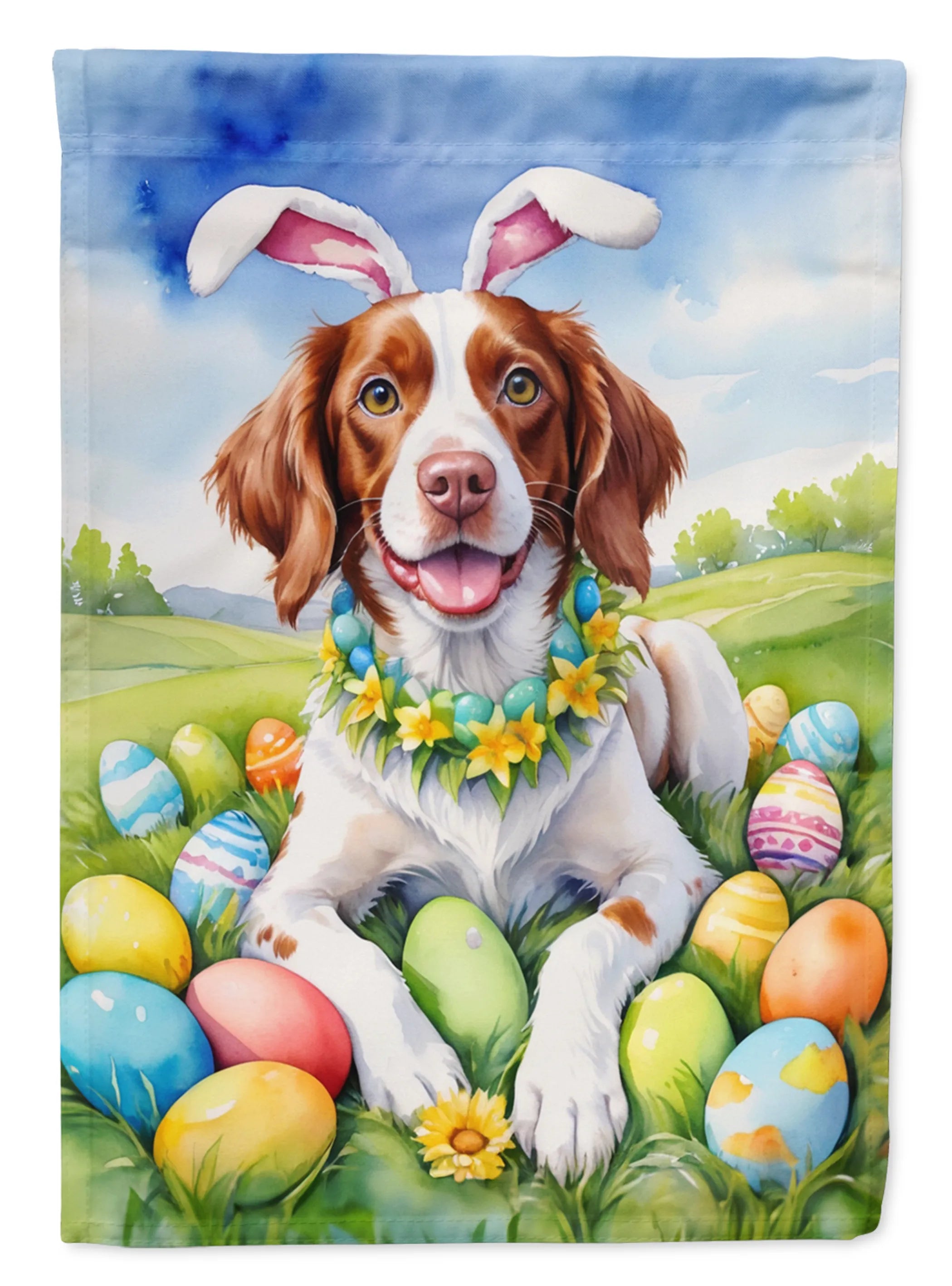 Easter Egg Hunt Decorative Flag - Size: GARDEN SIZE | Pack Of: 1 | Collection name: Easter egg hunt