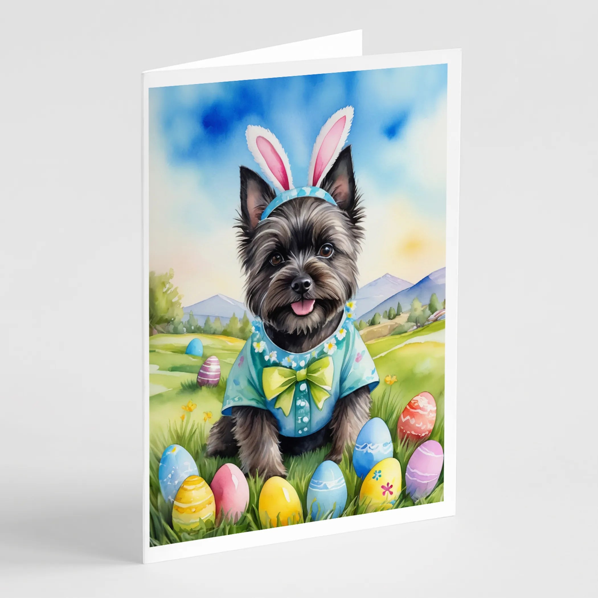 Easter Egg Hunt Greeting Cards  - Size: 5X7 | Pack Of: 8 | Collection name: Easter egg hunt
