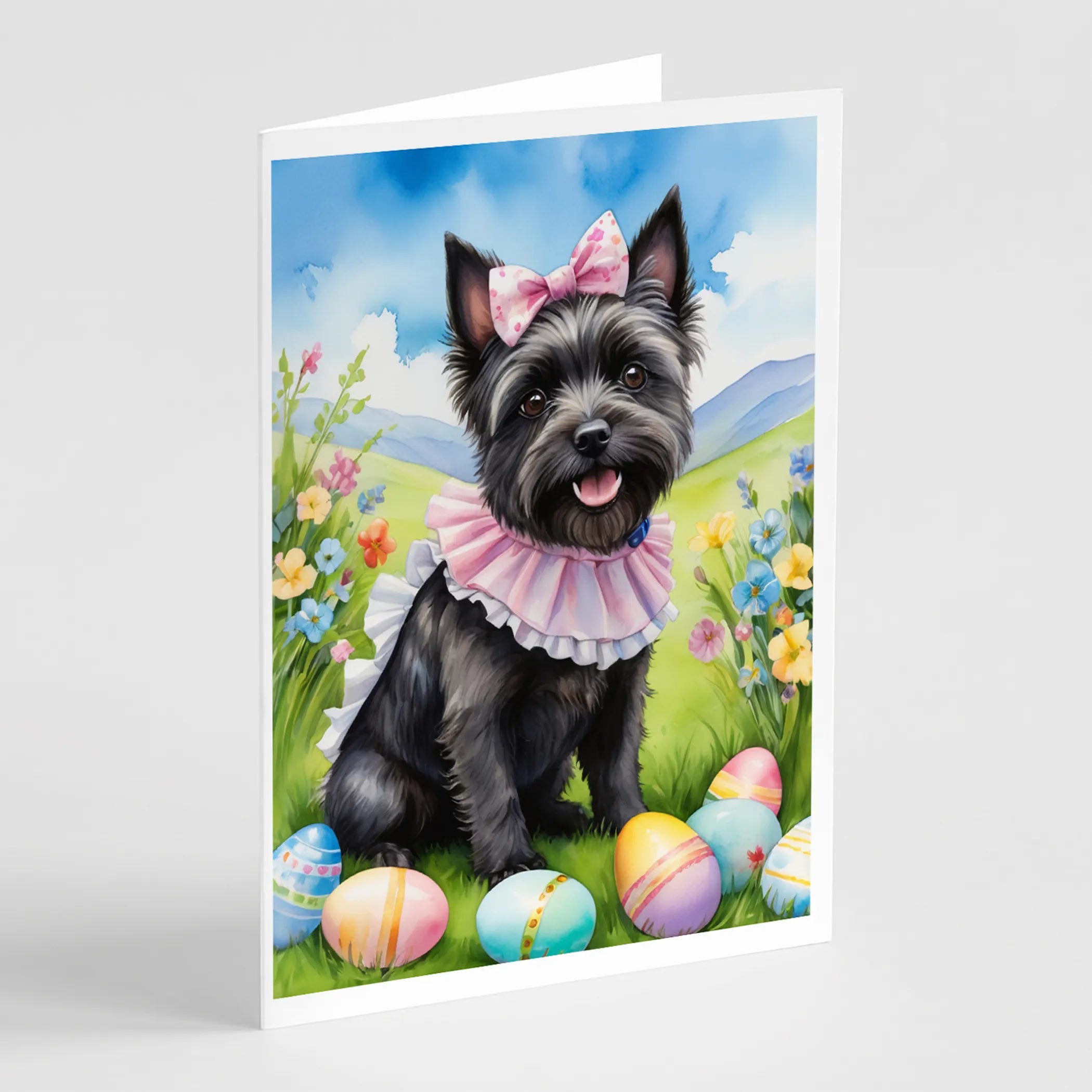 Easter Egg Hunt Greeting Cards  - Size: 5X7 | Pack Of: 8 | Collection name: Easter egg hunt