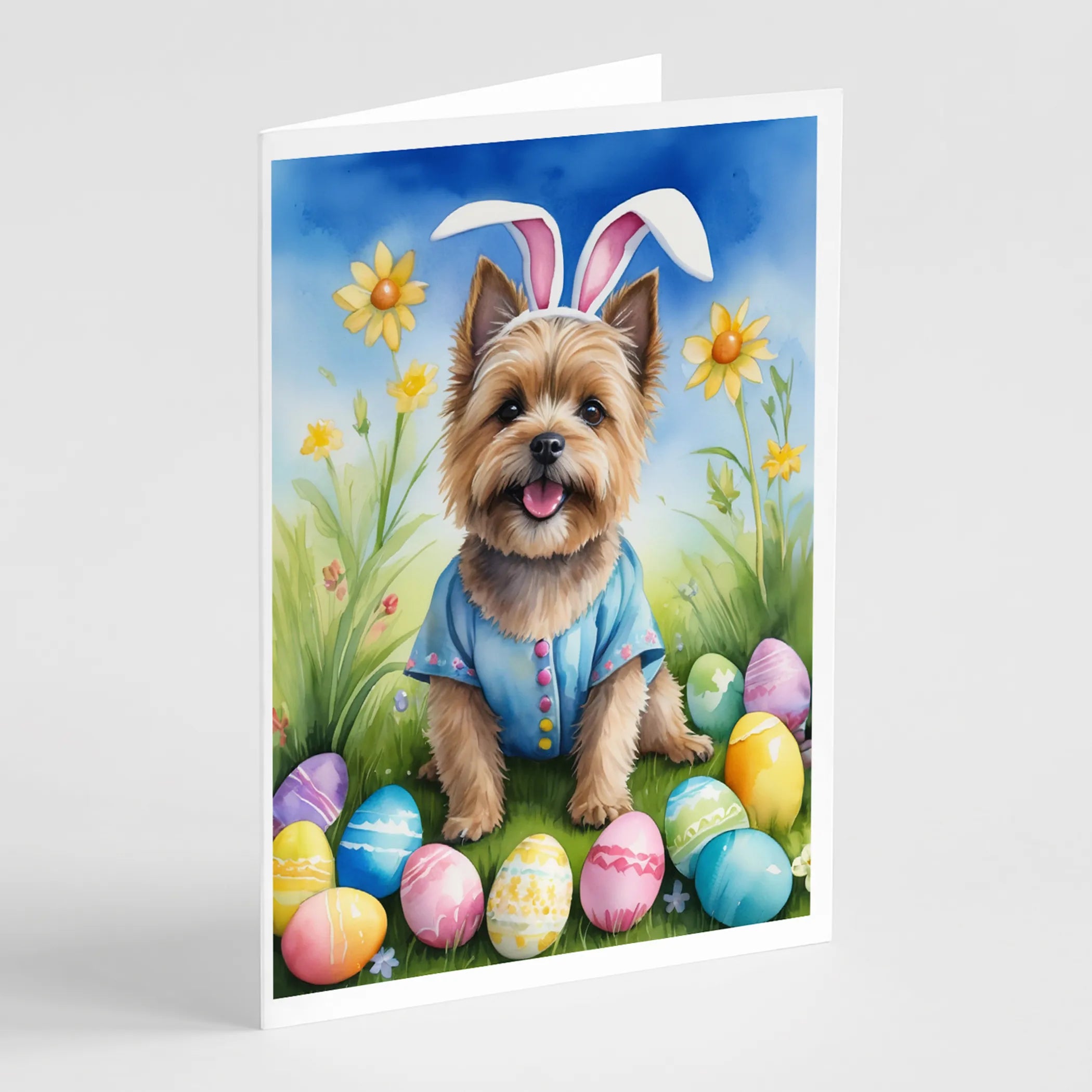 Easter Egg Hunt Greeting Cards  - Size: 5X7 | Pack Of: 8 | Collection name: Easter egg hunt