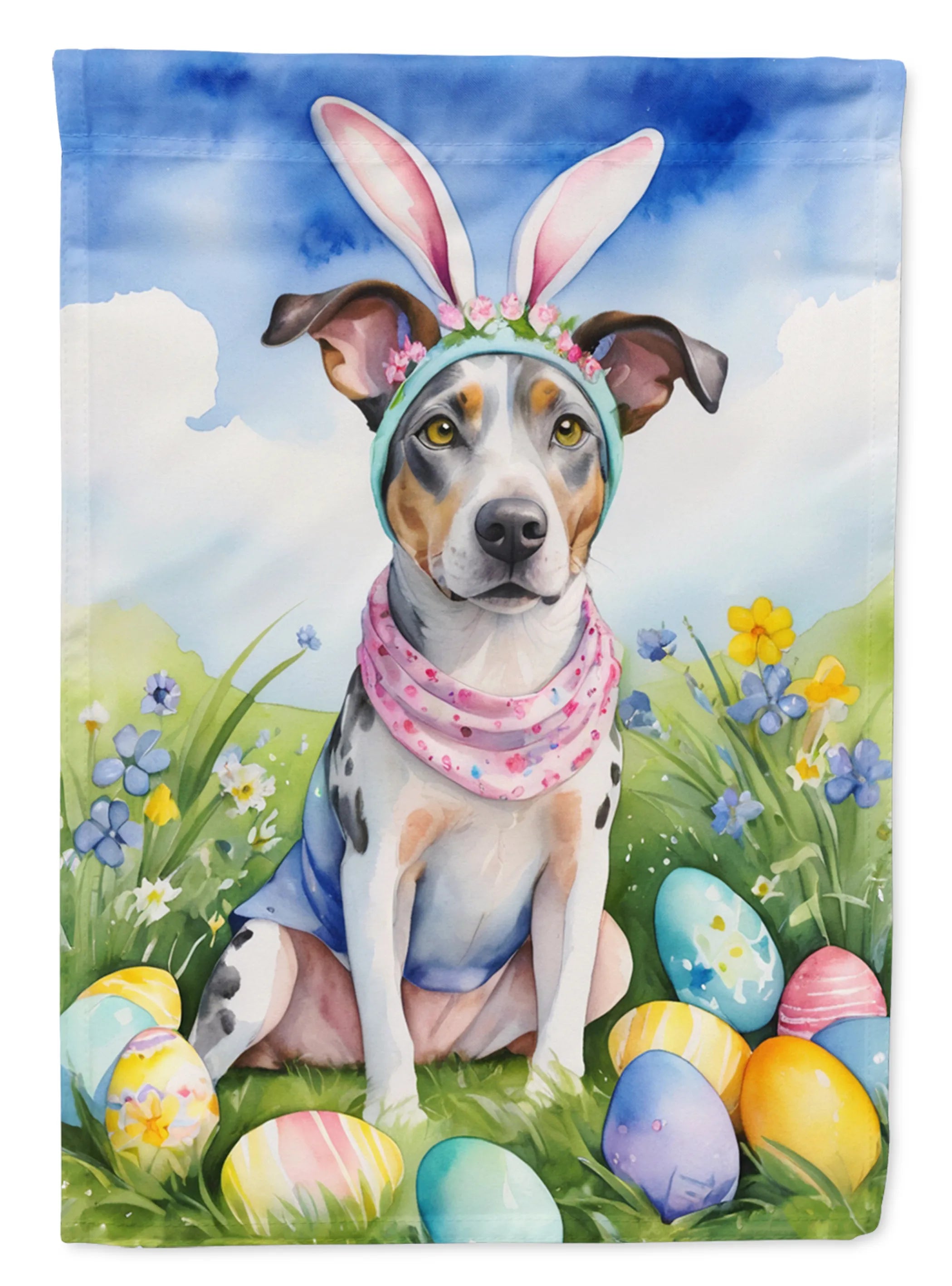 Easter Egg Hunt Decorative Flag - Size: GARDEN SIZE | Pack Of: 1 | Collection name: Easter egg hunt