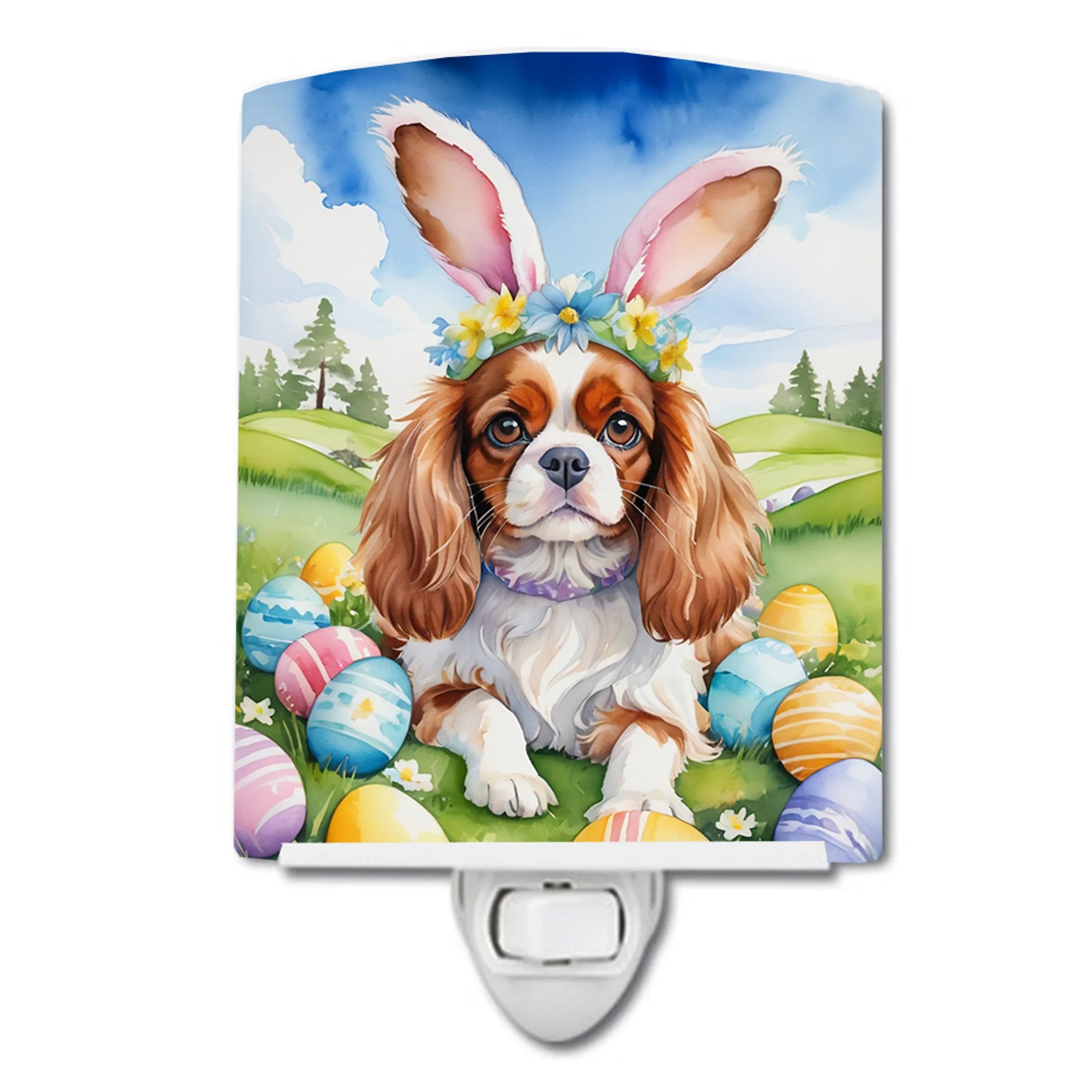 Easter Egg Hunt Ceramic Night Light - Pack Of: 1 | Collection name: Easter egg hunt