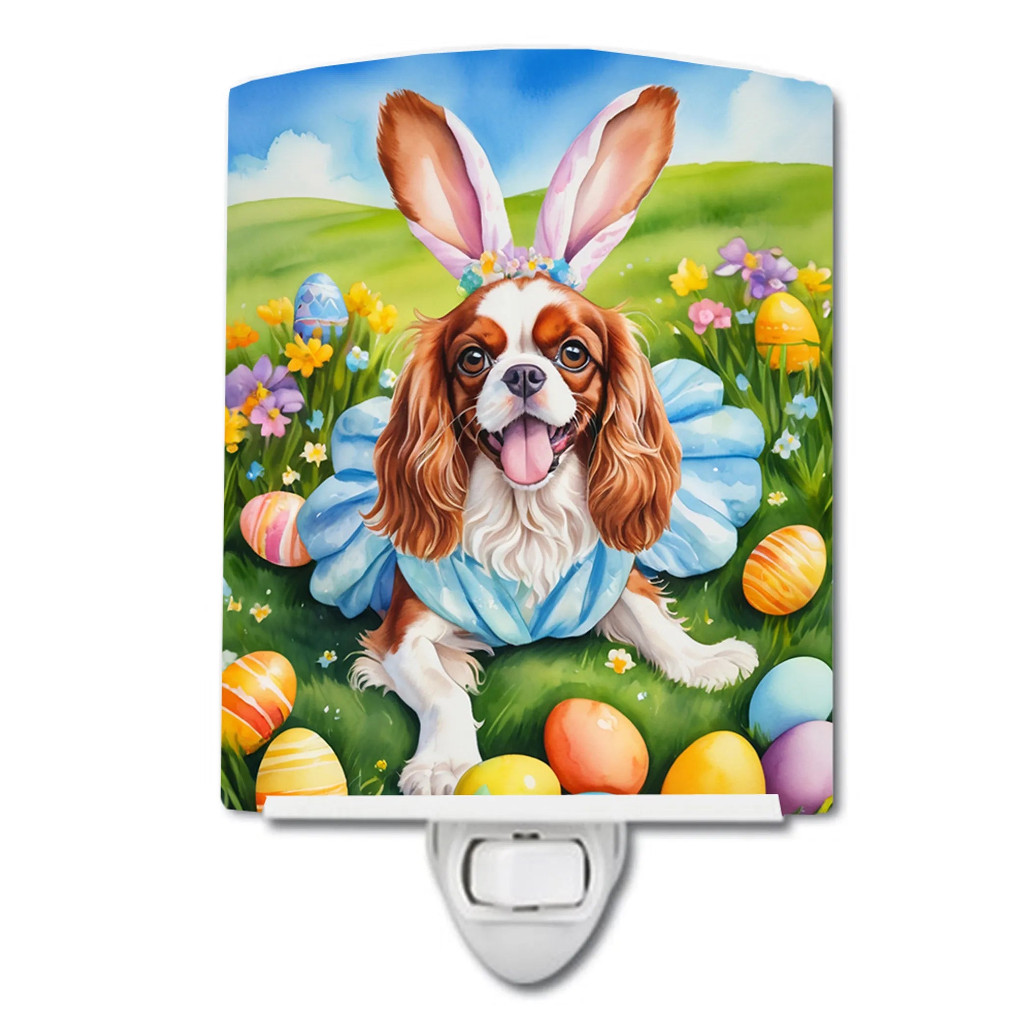 Easter Egg Hunt Ceramic Night Light - Pack Of: 1 | Collection name: Easter egg hunt