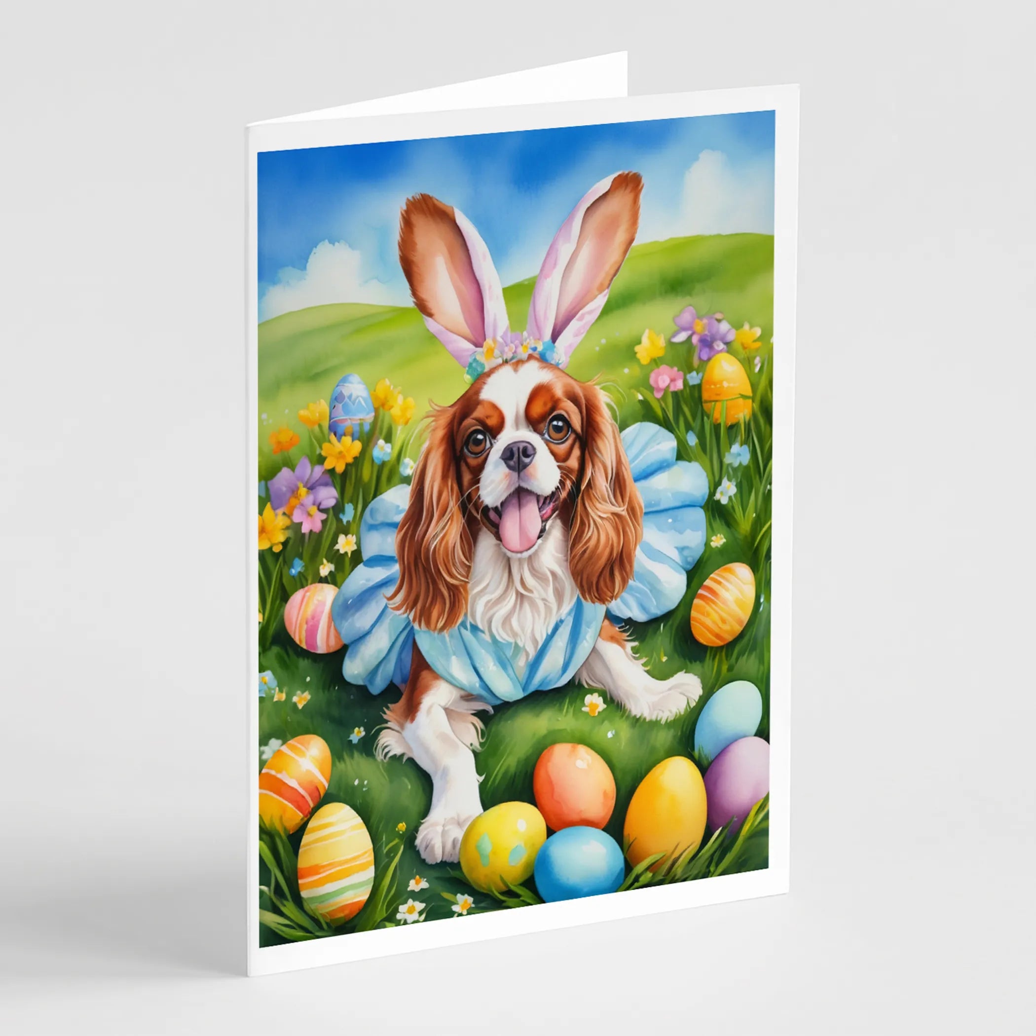 Easter Egg Hunt Greeting Cards  - Size: 5X7 | Pack Of: 8 | Collection name: Easter egg hunt