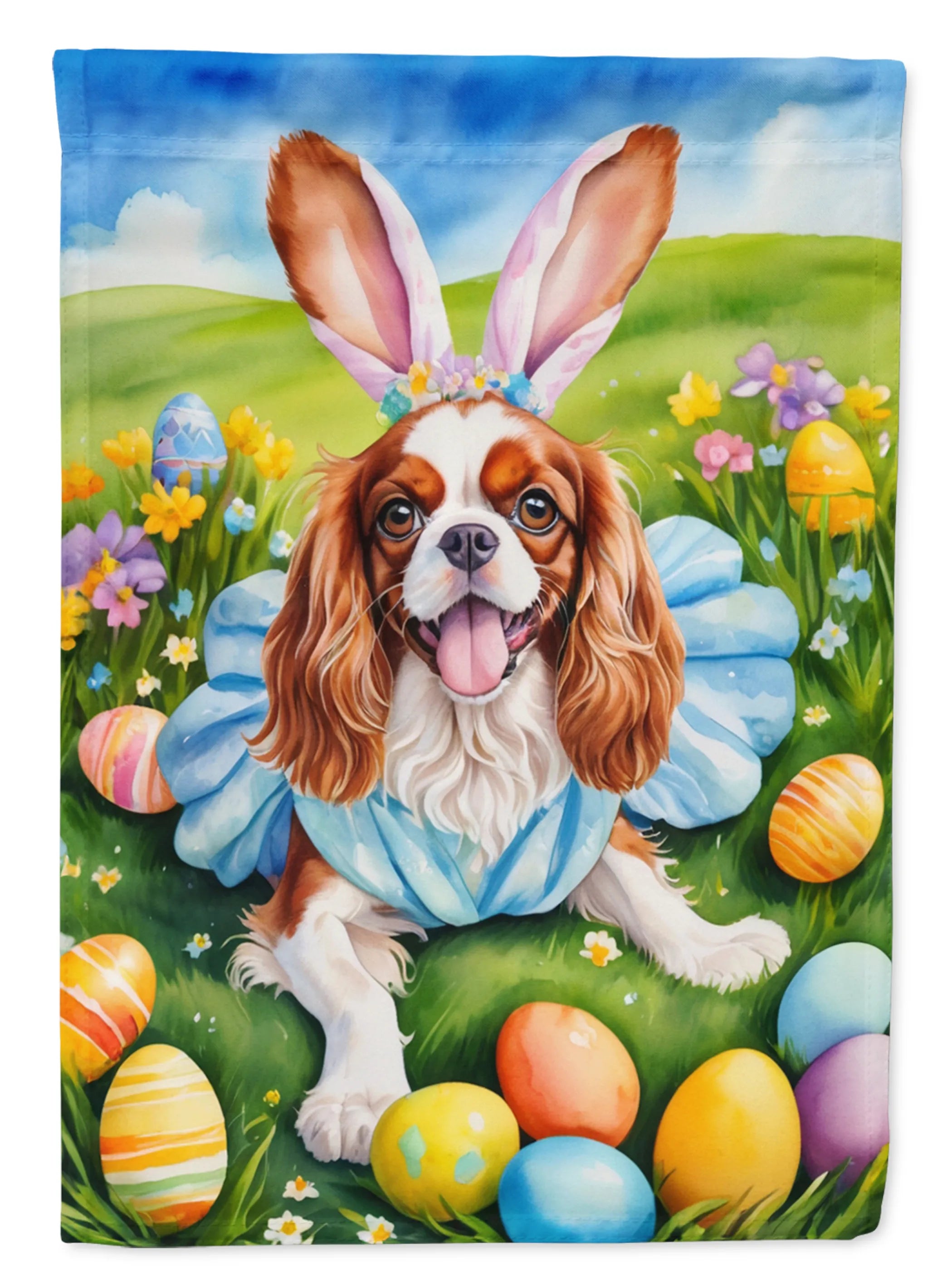 Easter Egg Hunt Decorative Flag - Size: GARDEN SIZE | Pack Of: 1 | Collection name: Easter egg hunt