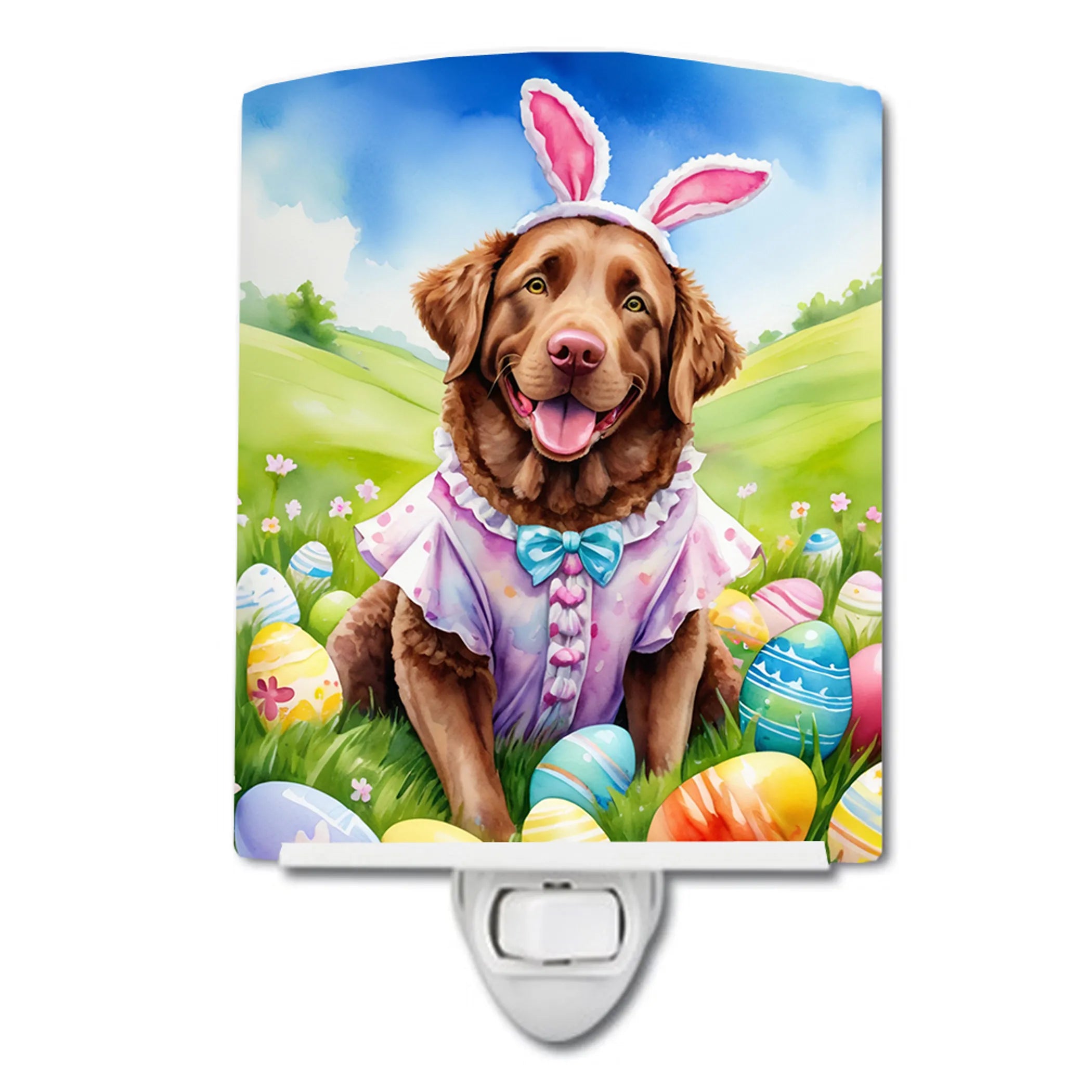 Easter Egg Hunt Ceramic Night Light - Pack Of: 1 | Collection name: Easter egg hunt
