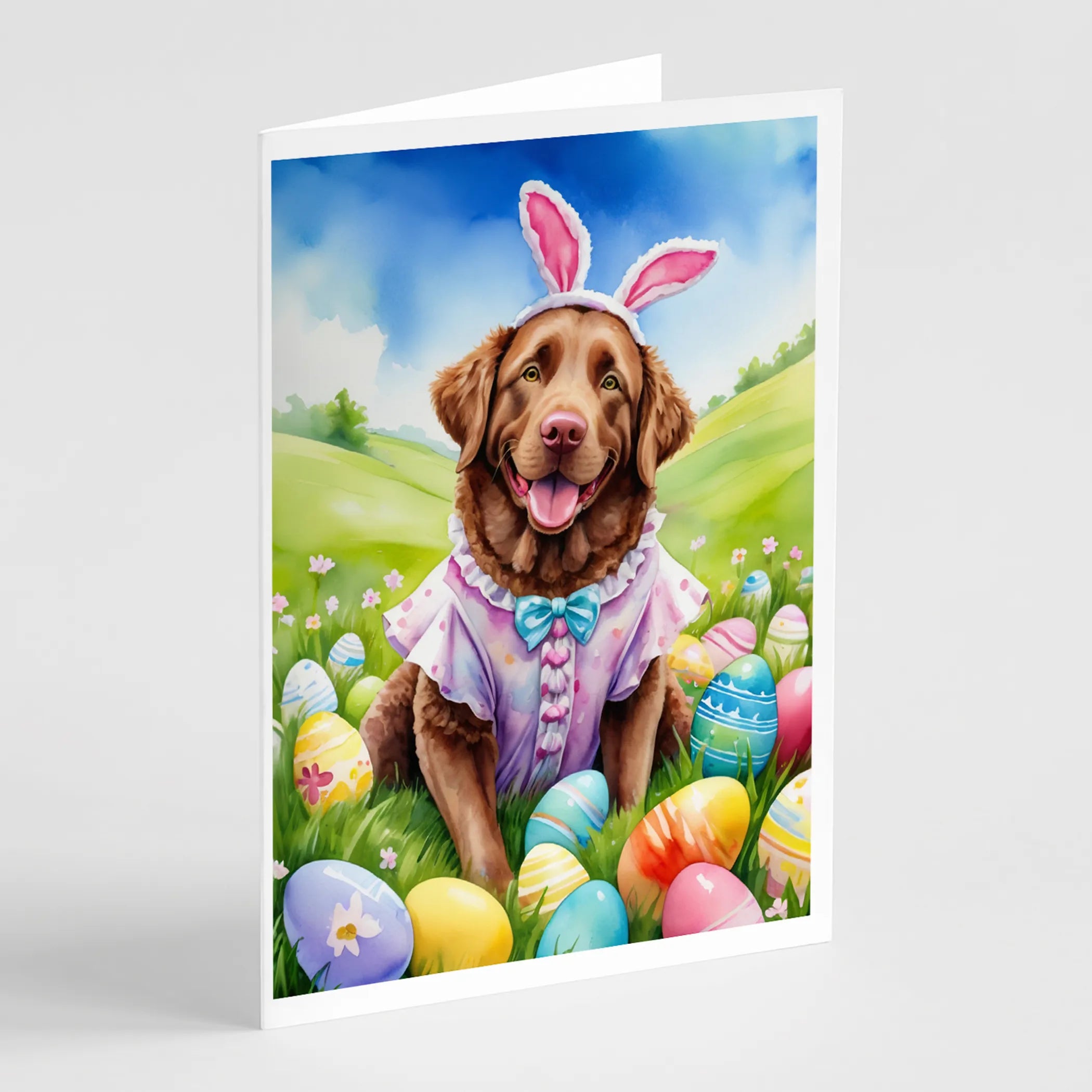 Easter Egg Hunt Greeting Cards  - Size: 5X7 | Pack Of: 8 | Collection name: Easter egg hunt